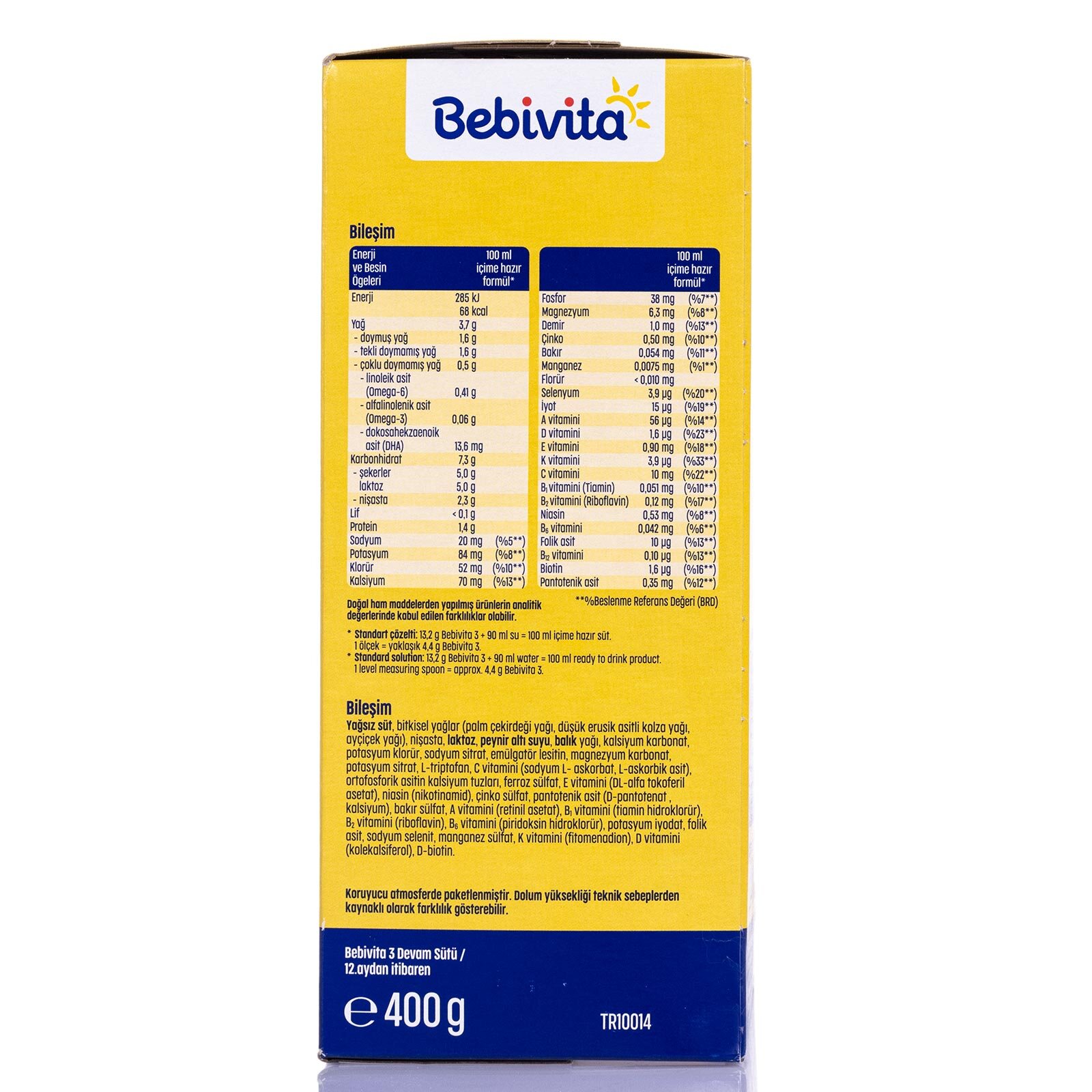 Bebek Sütü 400gr Bebek Sütü 400gr