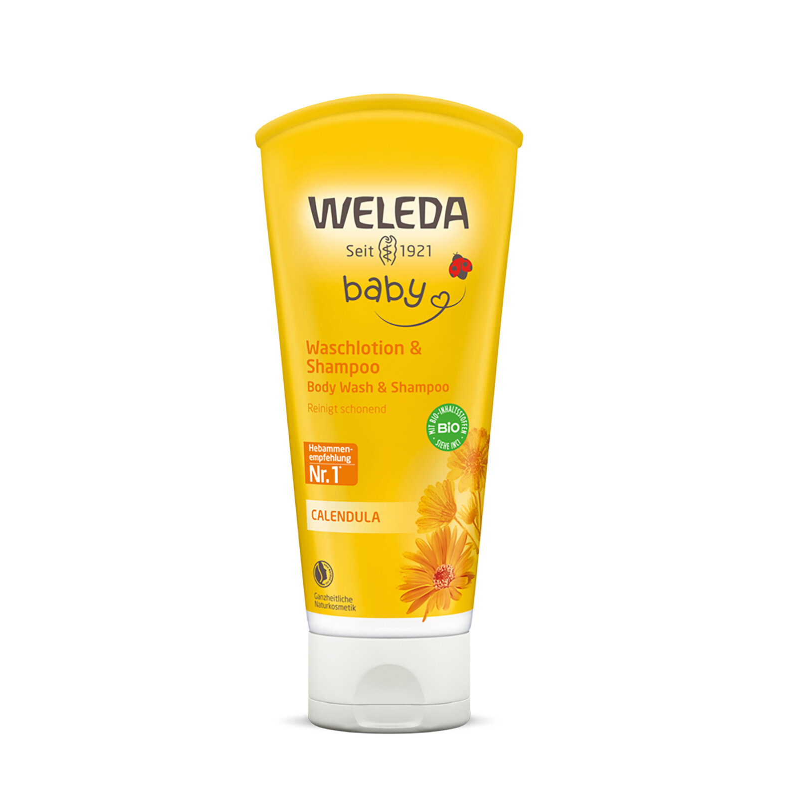Calendula Organik Saç ve Vücut Şampuanı 200ml