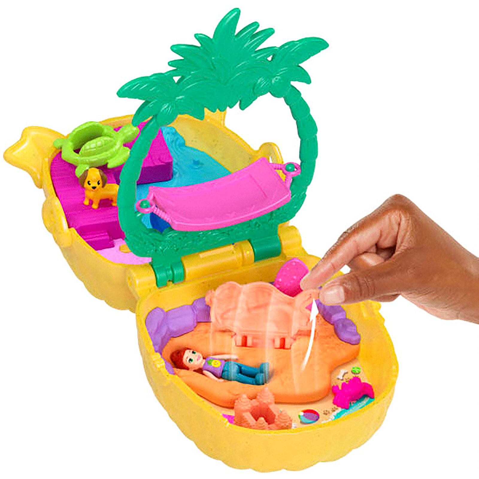 - Ananas Köpekçik Plajı Mini Oyun Seti - Ananas Köpekçik Plajı Mini Oyun Seti