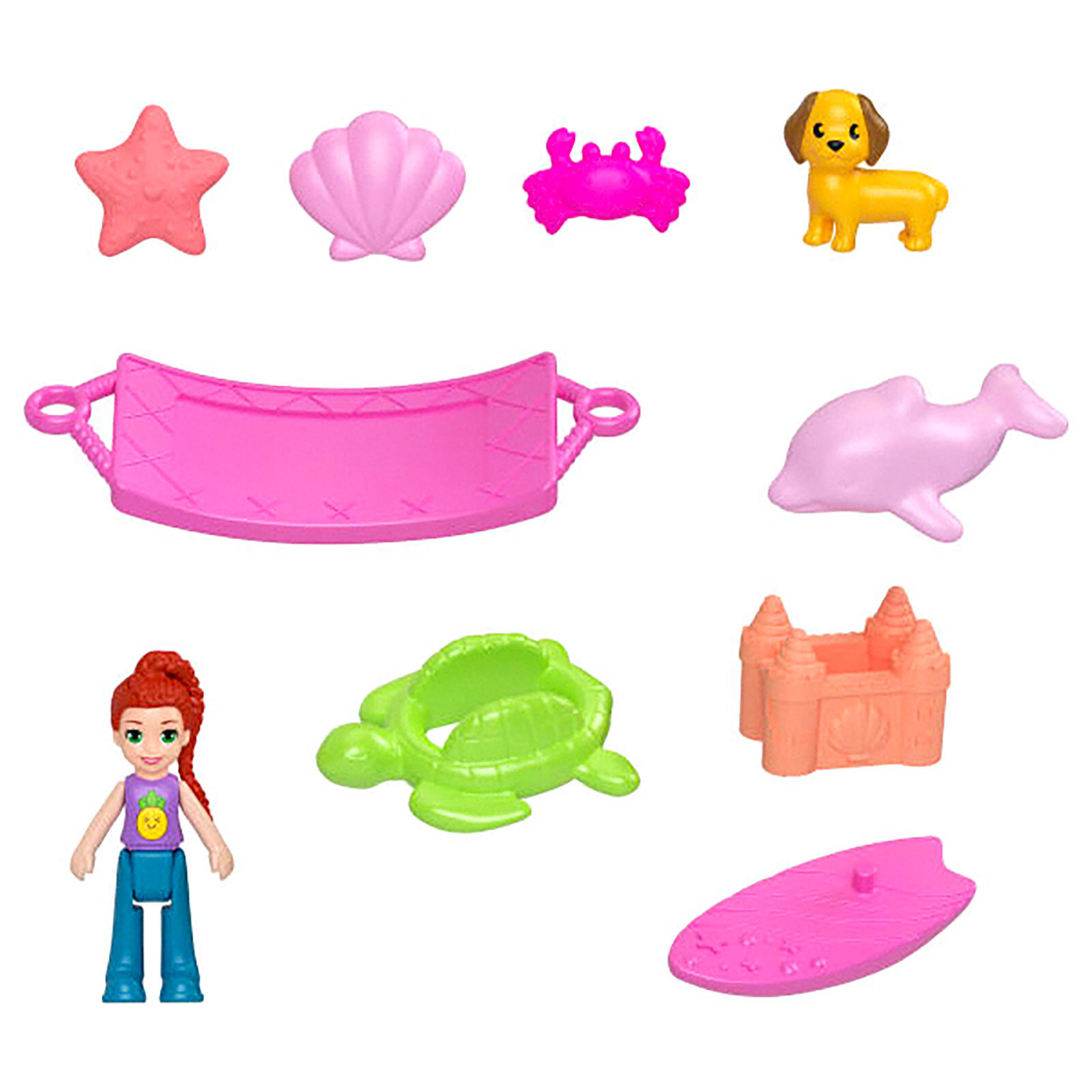 - Ananas Köpekçik Plajı Mini Oyun Seti - Ananas Köpekçik Plajı Mini Oyun Seti