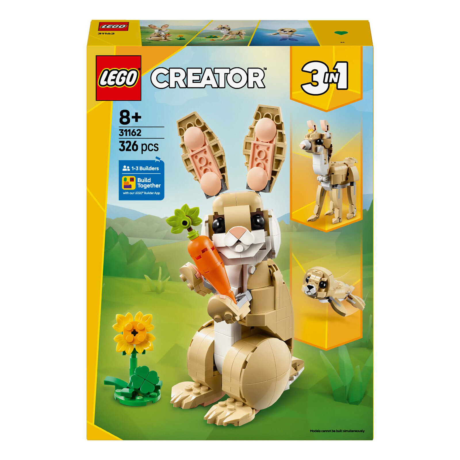 ® Creator 3’ü 1 Arada Sevimli Tavşan Oyun Seti 31162 ® Creator 3’ü 1 Arada Sevimli Tavşan Oyun Seti 31162