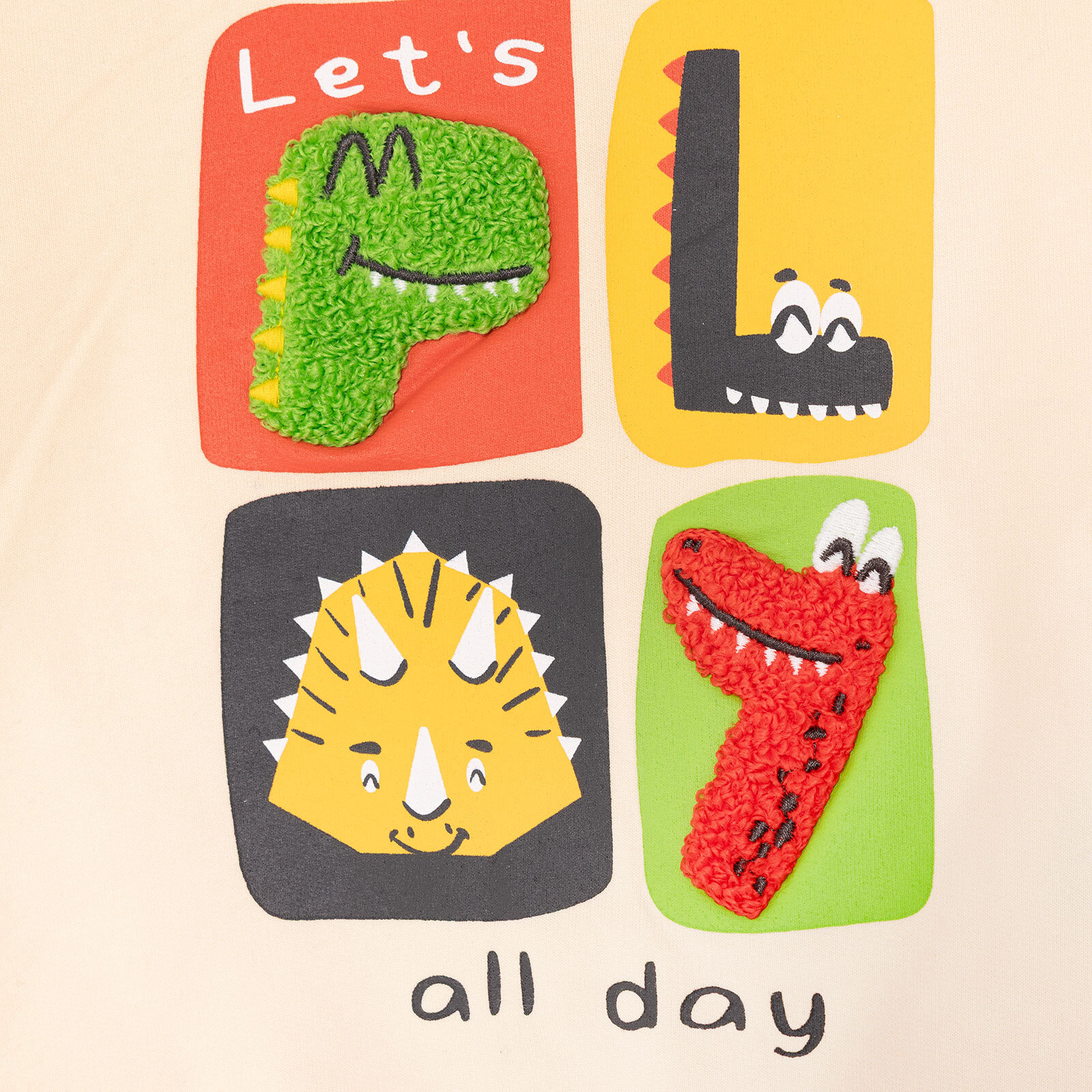 Erkek Bebek Eşofman Takımı Motto Boy Şardonlu Bisiklet Yaka Uzun Kol Ribanalı Paça