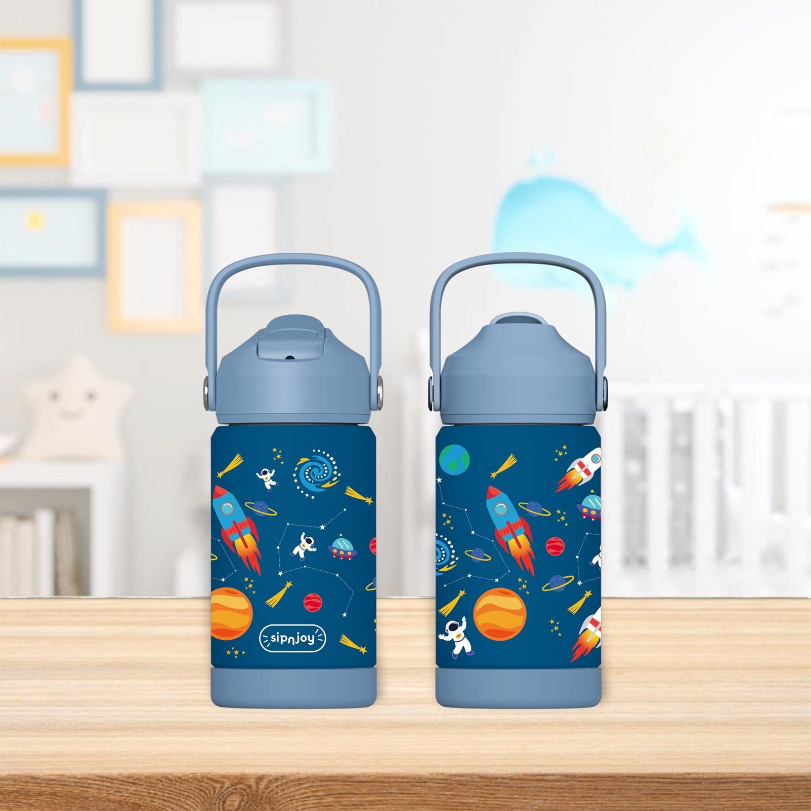 - FlipSip Çocuk Su Termosu | 360 ml - Star Explorer