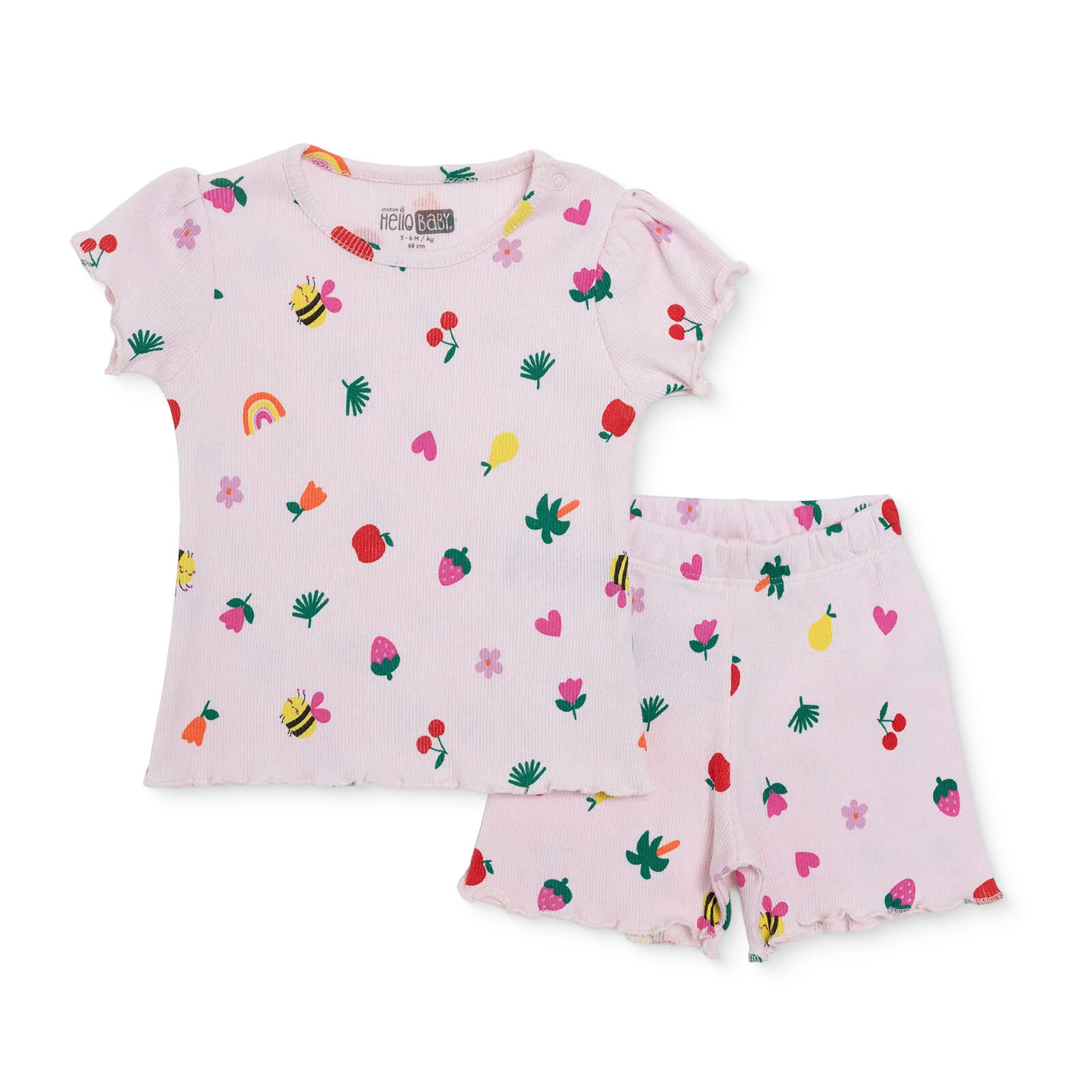 , Kısa Kol Pijama Takımı