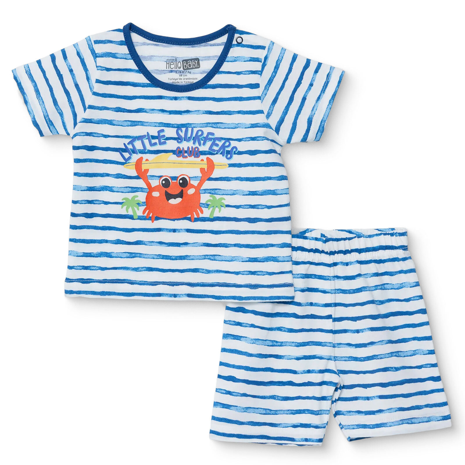 , Kısa Kol Pijama Takımı