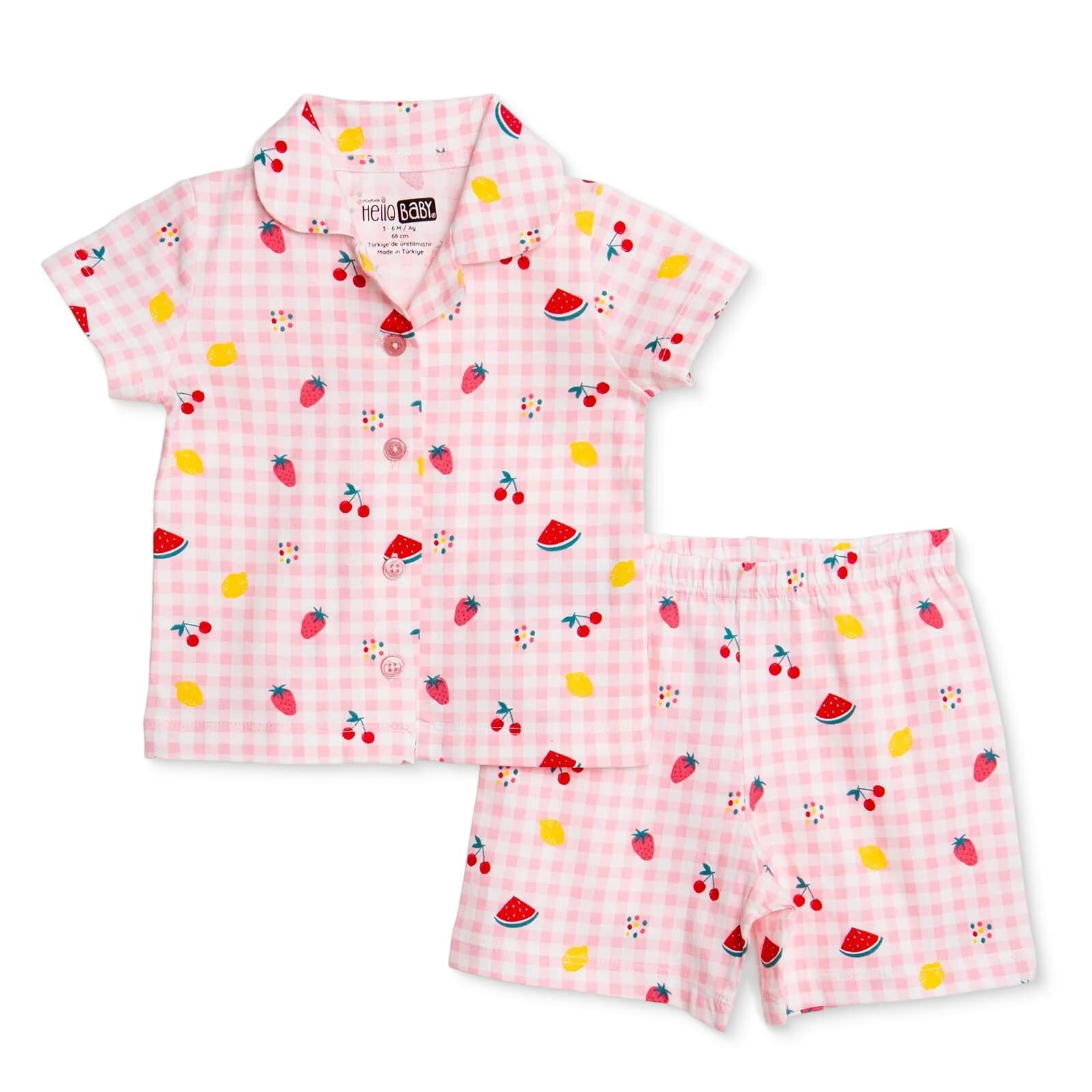 , Kısa Kol Pijama Takımı