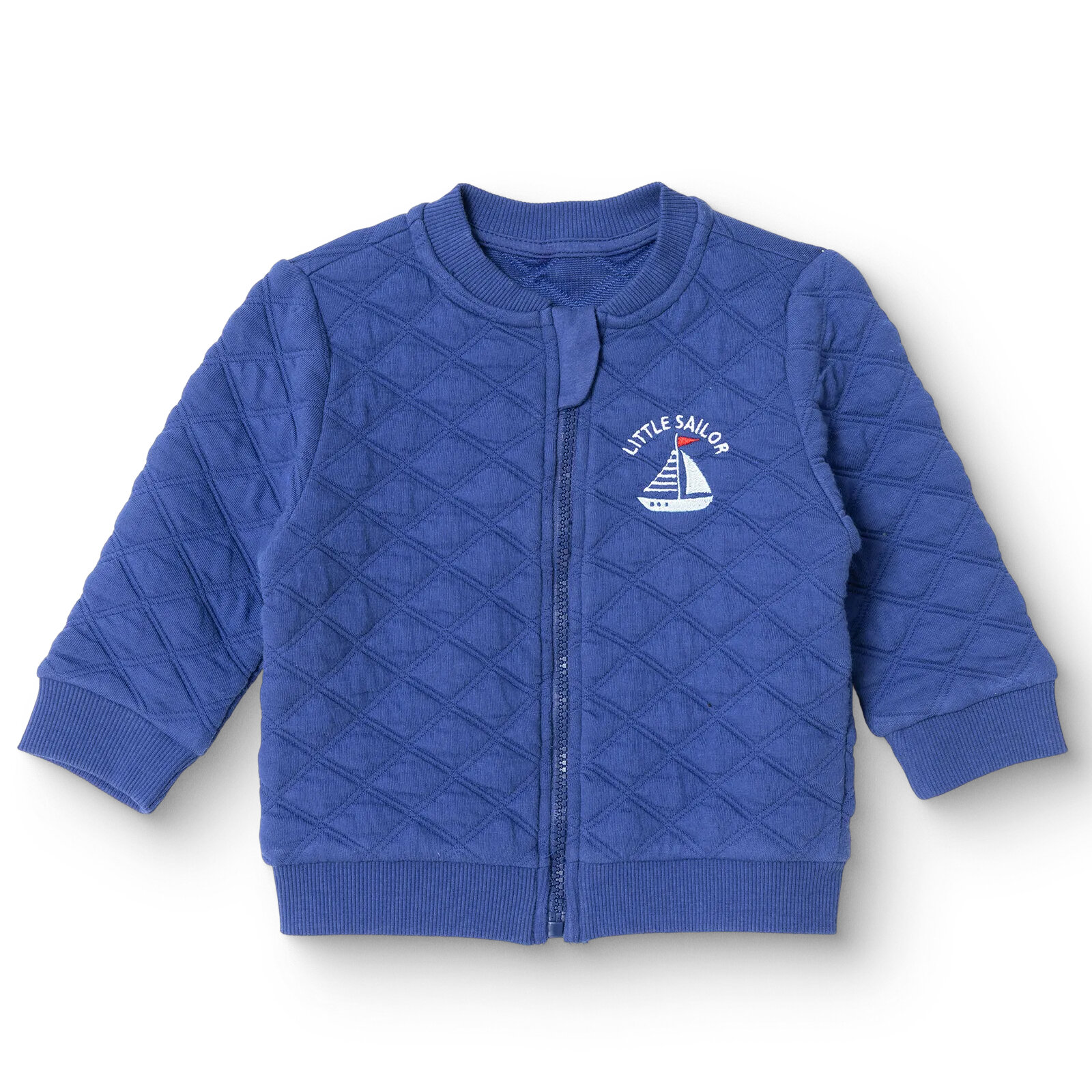 Erkek Bebek Little Sailor Hırka Kapitone Örme Bisiklet Yaka Uzun Kol Erkek Bebek Little Sailor Hırka Kapitone Örme Bisiklet Yaka Uzun Kol