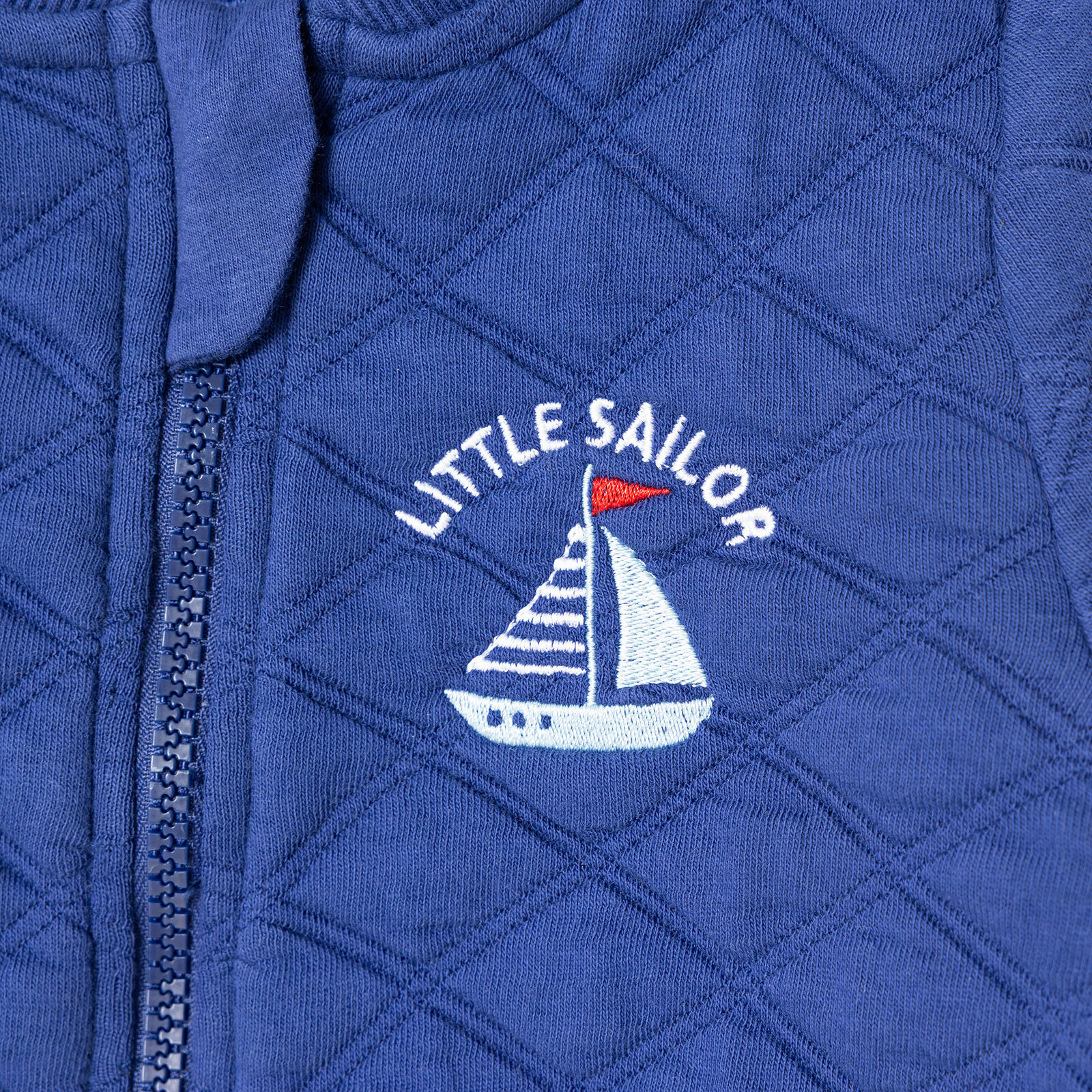 Erkek Bebek Little Sailor Hırka Kapitone Örme Bisiklet Yaka Uzun Kol Erkek Bebek Little Sailor Hırka Kapitone Örme Bisiklet Yaka Uzun Kol