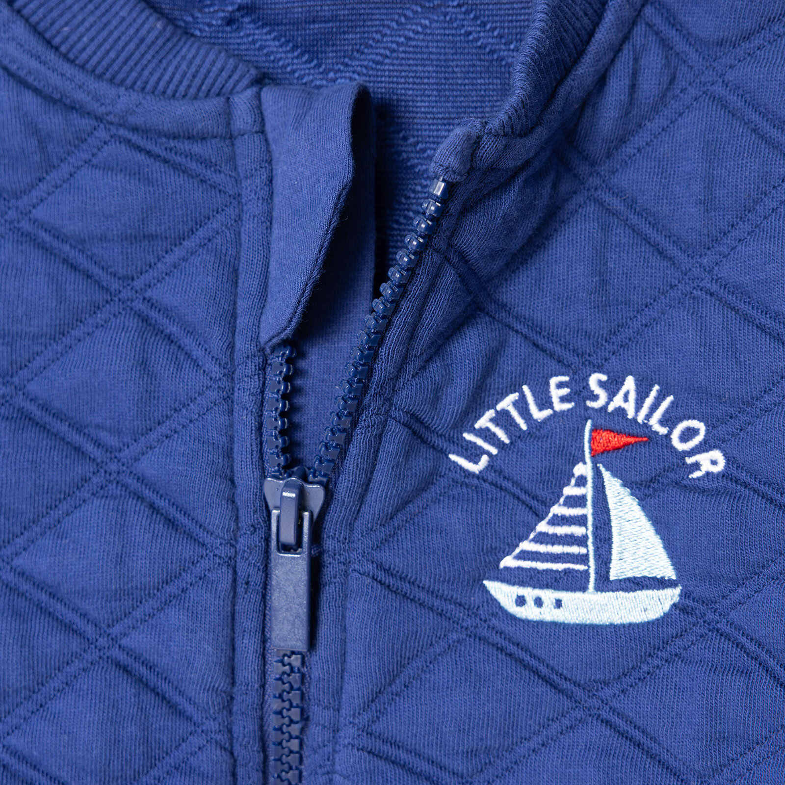 Erkek Bebek Little Sailor Hırka Kapitone Örme Bisiklet Yaka Uzun Kol Erkek Bebek Little Sailor Hırka Kapitone Örme Bisiklet Yaka Uzun Kol