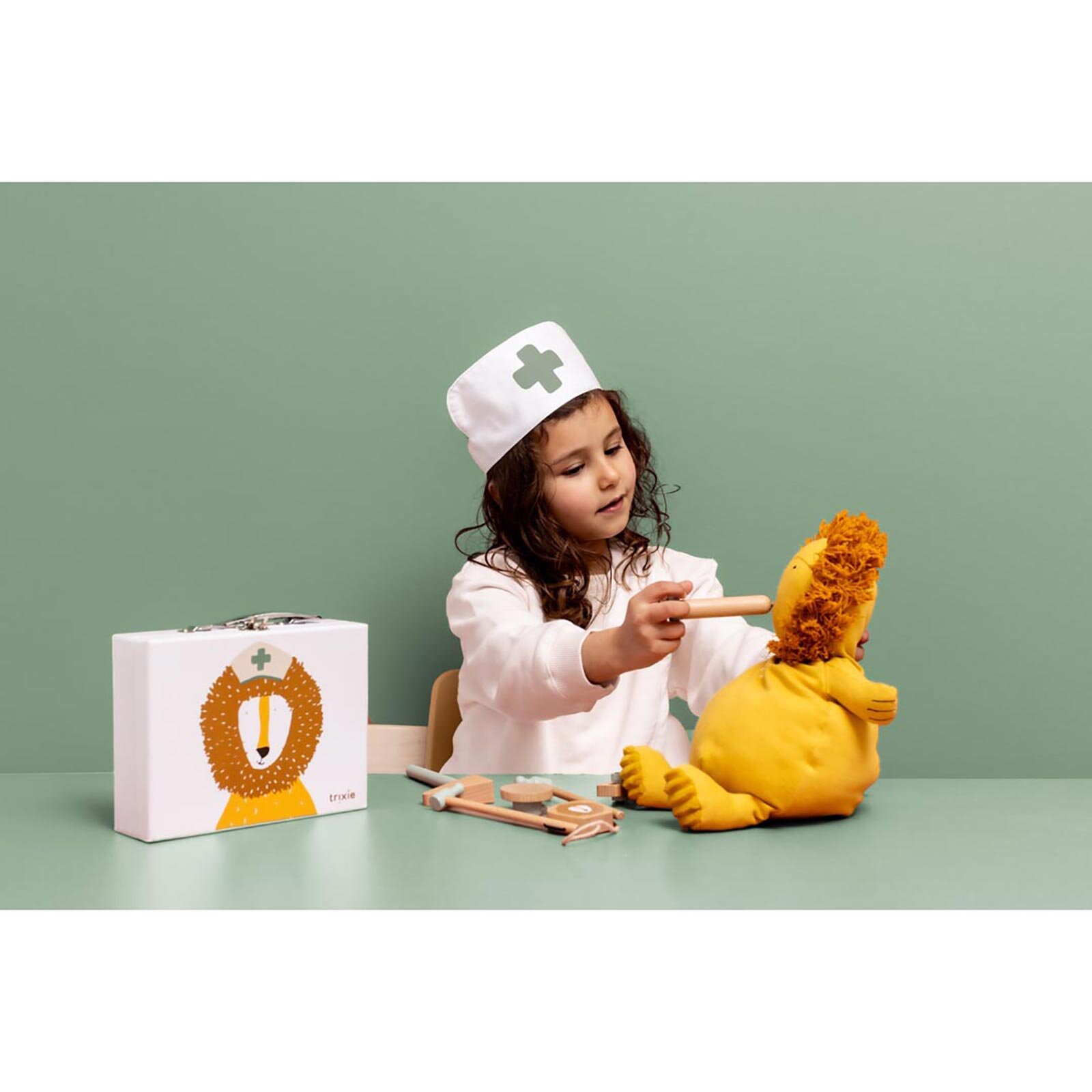 -Mr. Lion-Ahşap Doktor Seti -Mr. Lion-Ahşap Doktor Seti