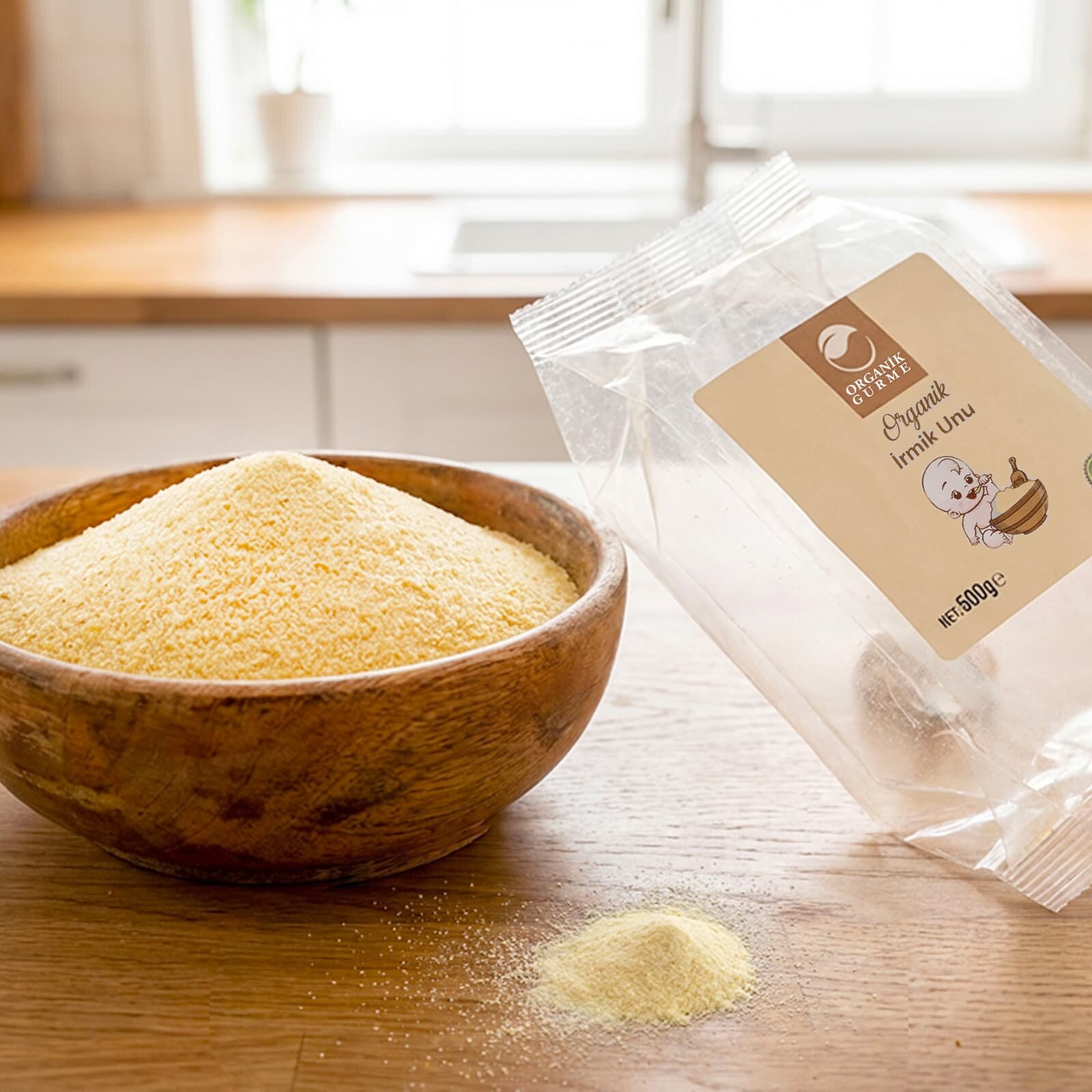 ORGANİK BEBEK İRMİĞİ 250 GR ORGANİK BEBEK İRMİĞİ 250 GR