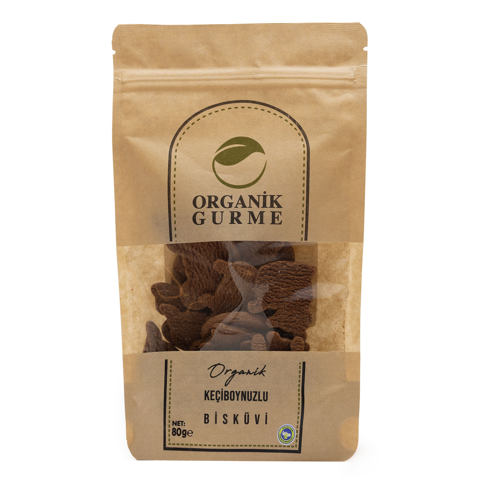 &nbsp; ORGANİK KEÇİBOYNUZLU BİSKÜVİ&nbsp; 80 GR