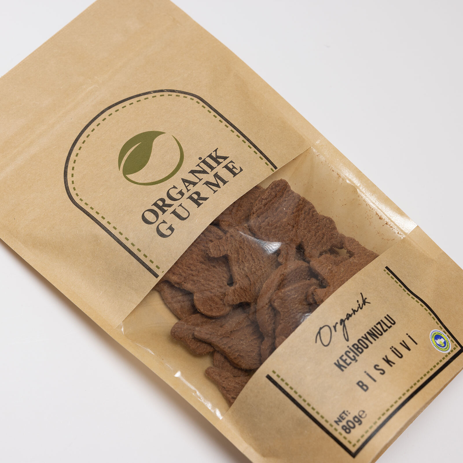 &nbsp; ORGANİK KEÇİBOYNUZLU BİSKÜVİ&nbsp; 80 GR
