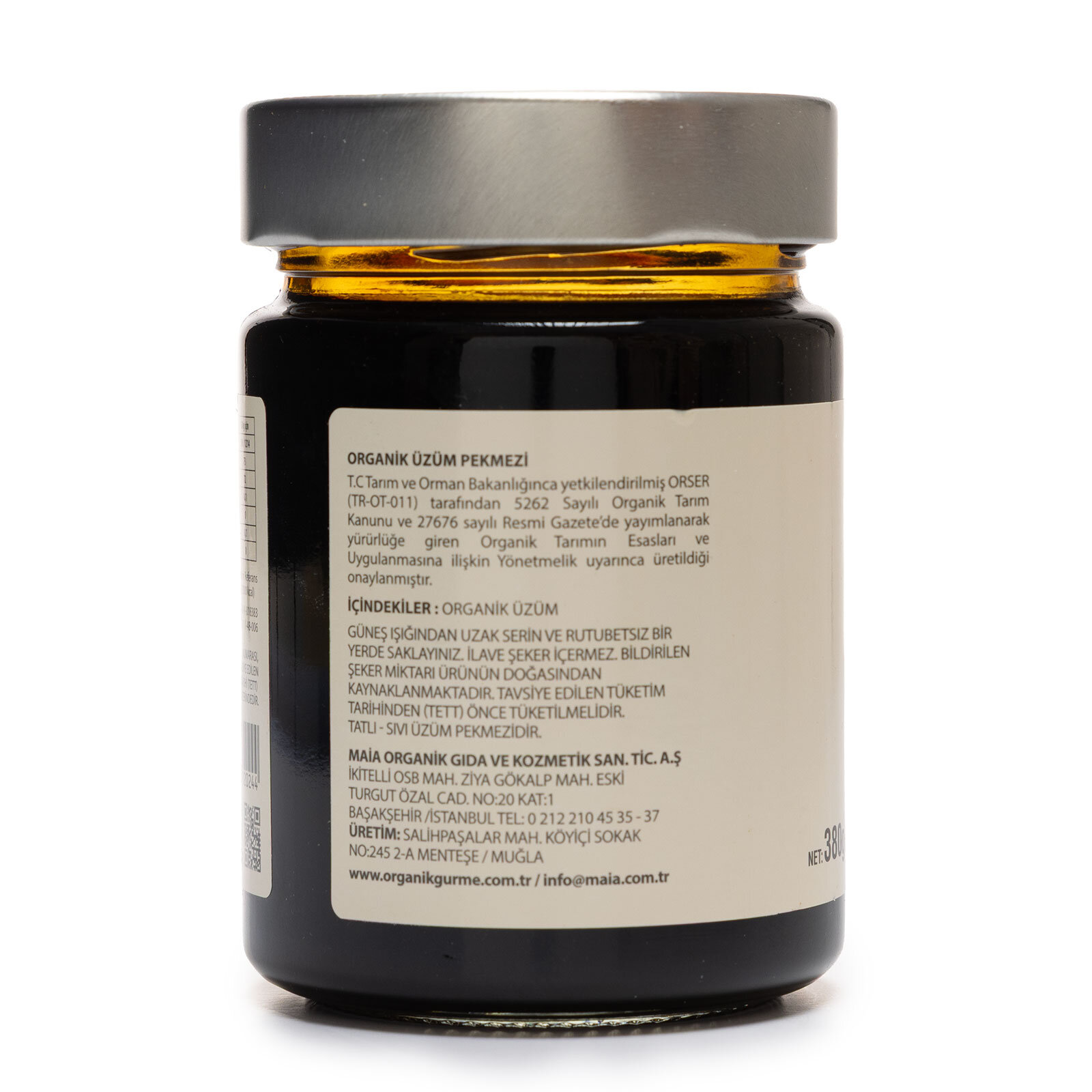 ORGANİK ÜZÜM PEKMEZİ 380 GR ORGANİK ÜZÜM PEKMEZİ 380 GR