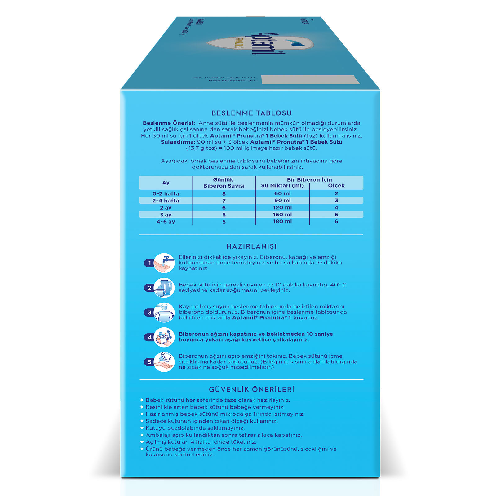 1 Bebek Sütü 2'li Paket 2x1000 gr 1 Bebek Sütü 2'li Paket 2x1000 gr