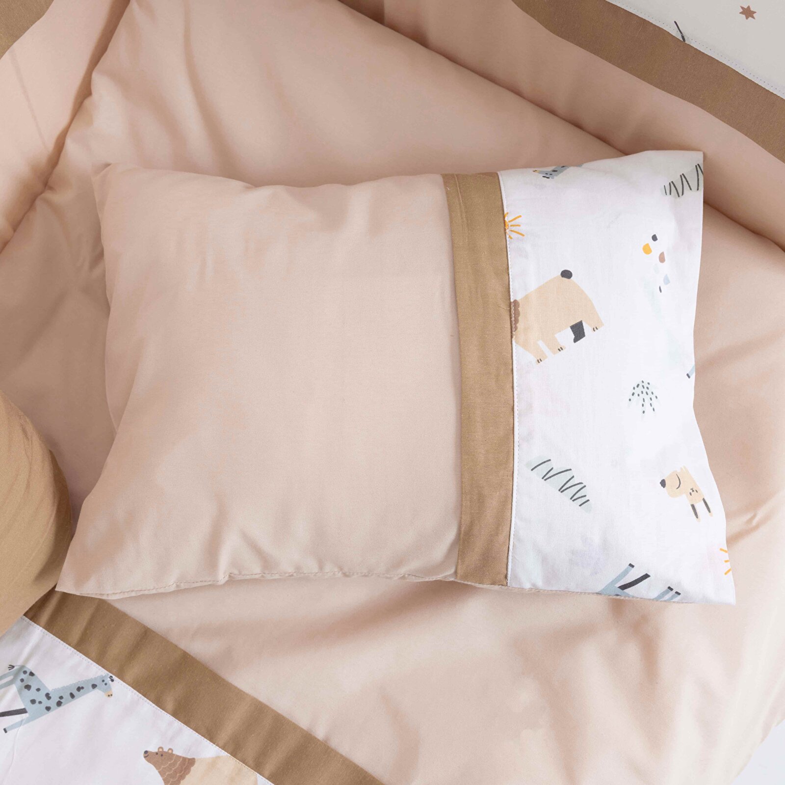 10 Parça Uyku Seti Zoo Kahverengi