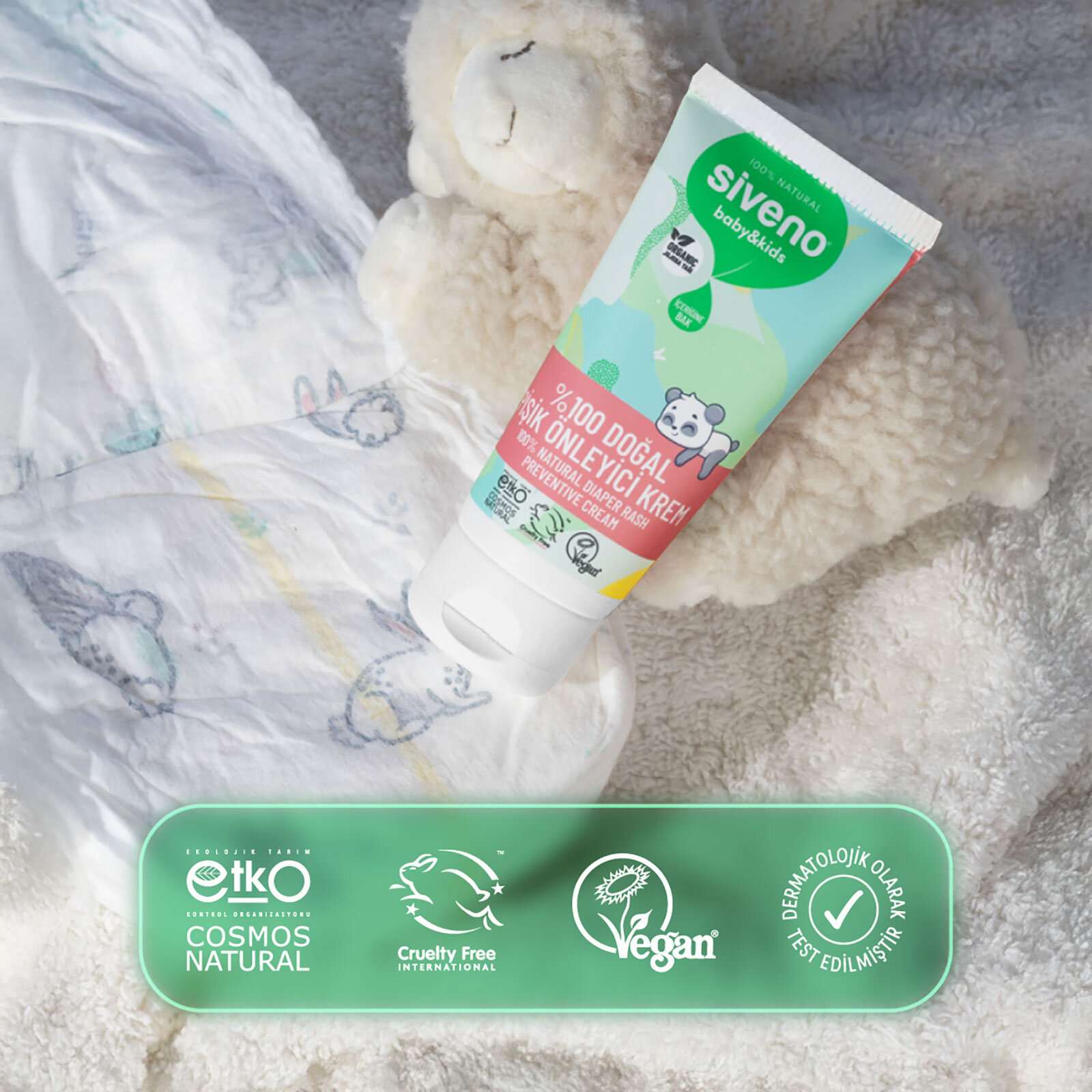 %100 Doğal Bebek Pişik Önleyici Jel Krem 50ml