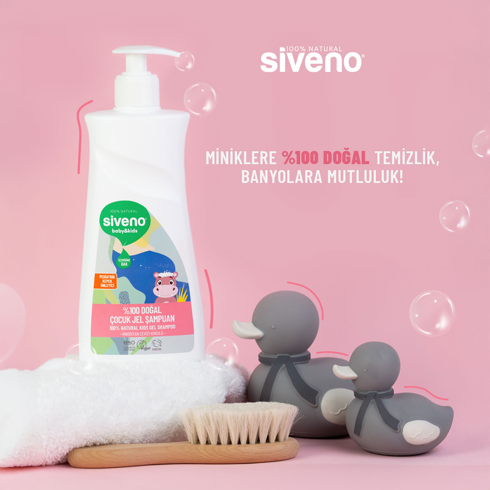 %100 Doğal Çocuk Jel Şampuan  325 ml