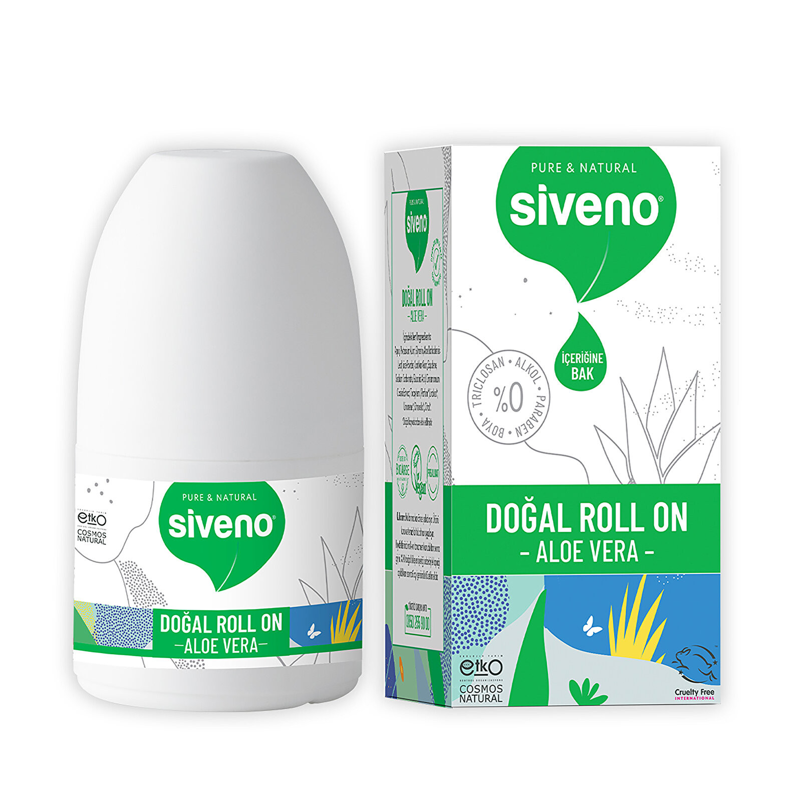 %100 Doğal Roll-On Aloe Vera 50 ml