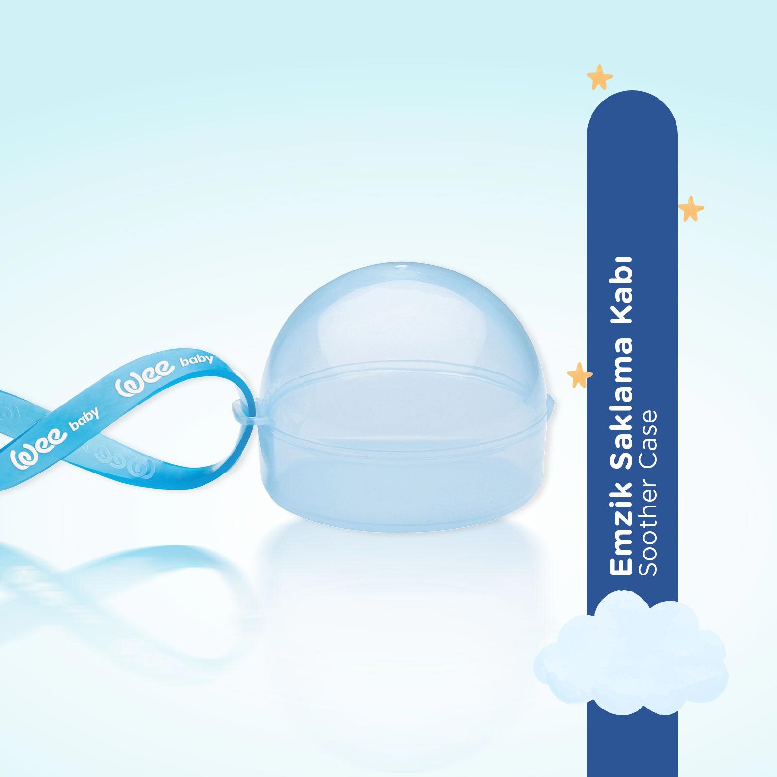 117 Wee Baby Emzik Saklama Kabı Mavi 117 Wee Baby Emzik Saklama Kabı Mavi