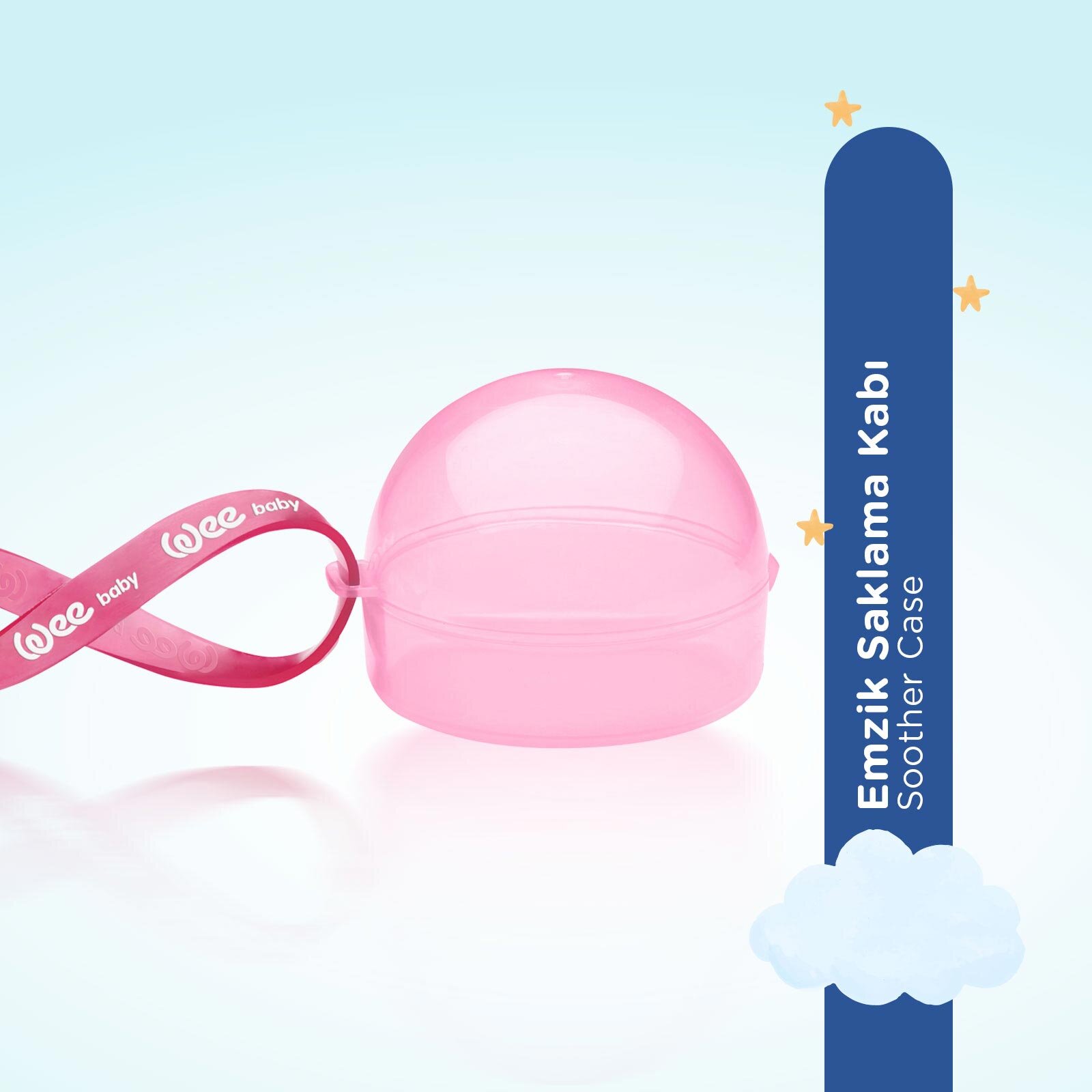 117 Wee Baby Emzik Saklama Kabı Pembe 117 Wee Baby Emzik Saklama Kabı Pembe