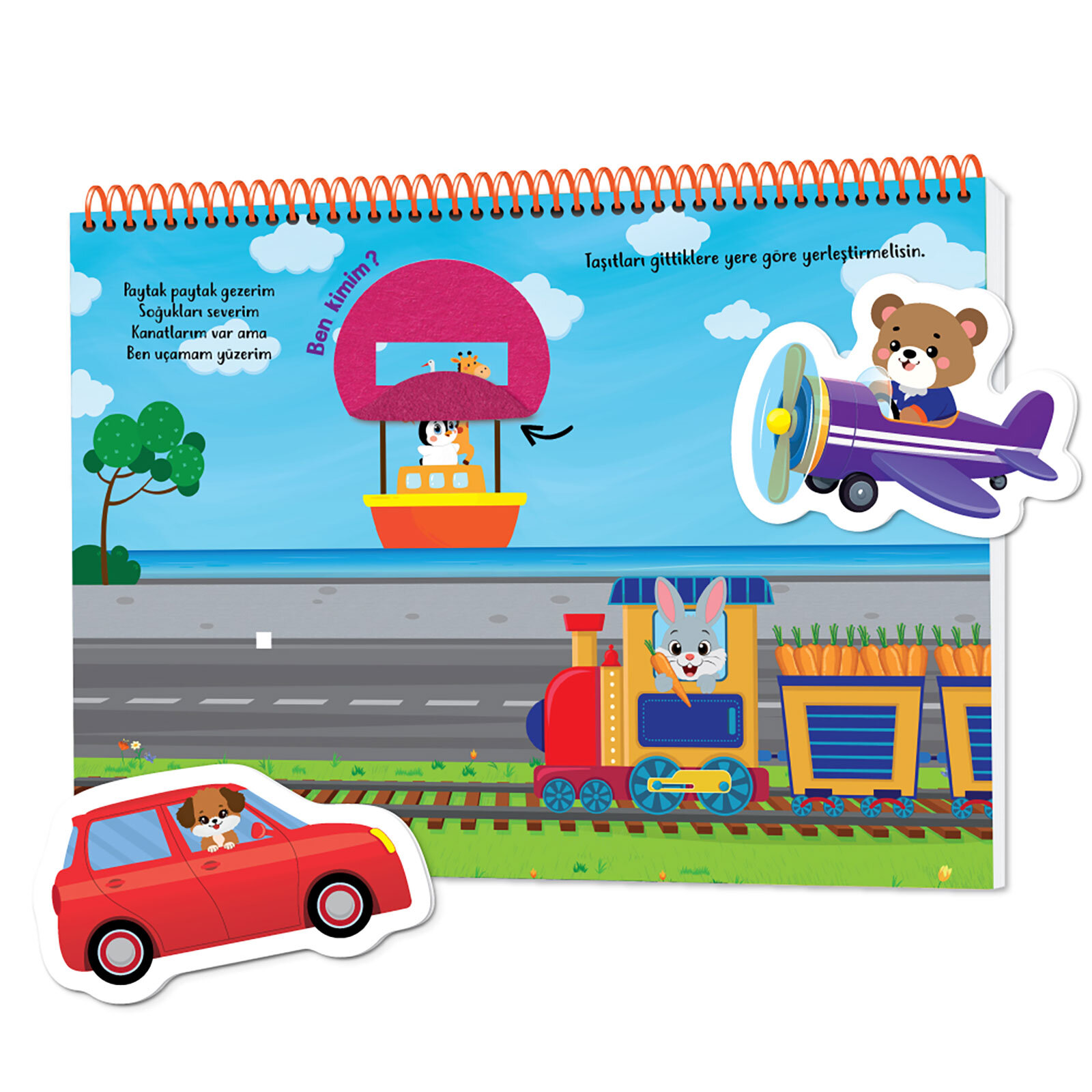 12-20 Ay İlk Cırt Cırtlı - Keçeli Etkinli Kitabım 12-20 Ay İlk Cırt Cırtlı - Keçeli Etkinli Kitabım