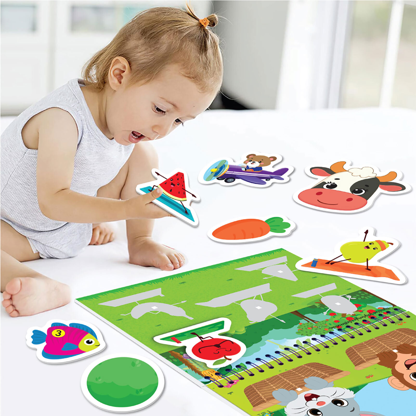 12-20 Ay İlk Cırt Cırtlı - Keçeli Etkinli Kitabım 12-20 Ay İlk Cırt Cırtlı - Keçeli Etkinli Kitabım