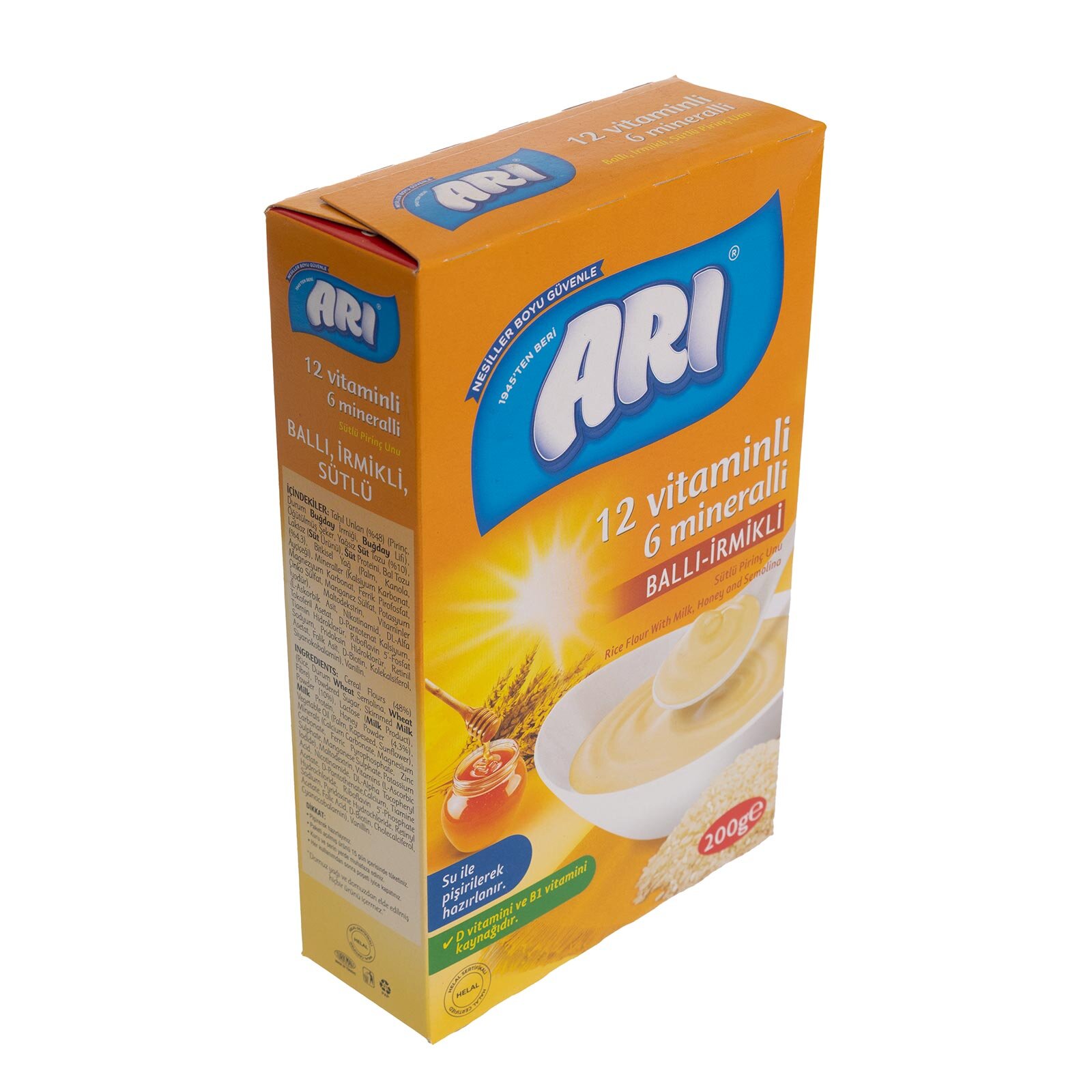 12 Vitaminli 6 Minarelli Ballı İrmikli 200 gr.