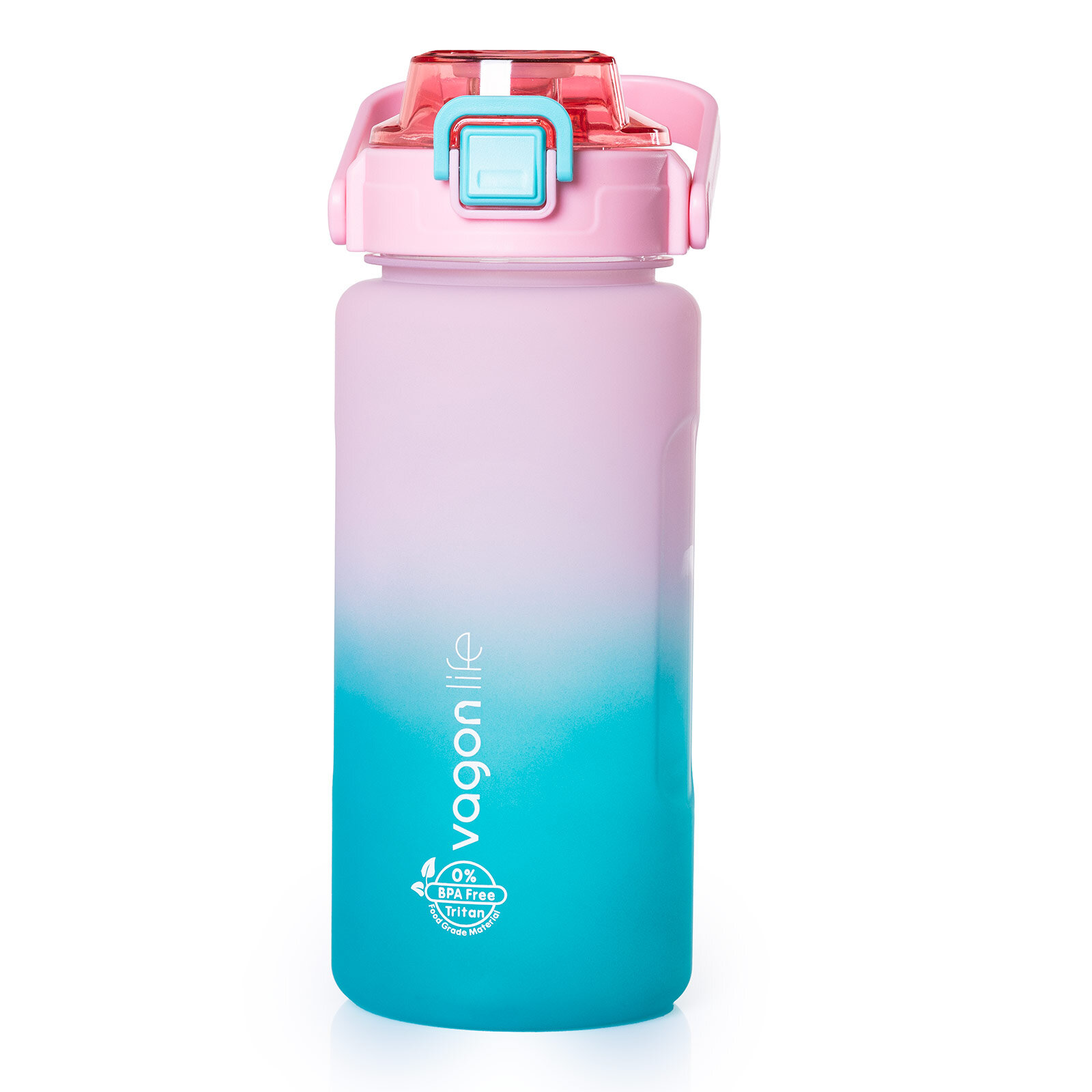 1500 ml Tritan Matara Pembe-Yeşil