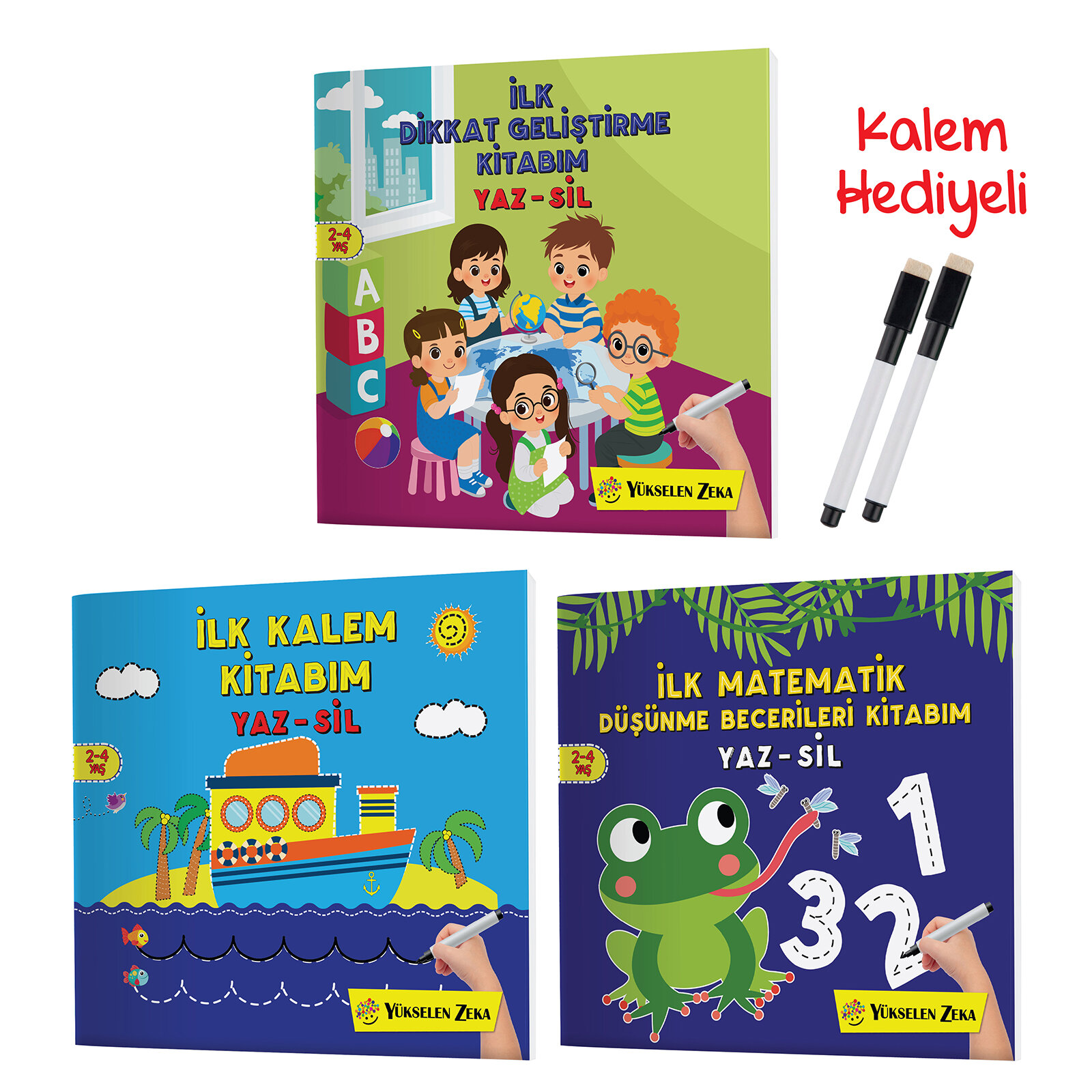 2-4 Yaş Mucit Karınca YAZ-SİL Kitaplar 1. Seri 2-4 Yaş Mucit Karınca YAZ-SİL Kitaplar 1. Seri