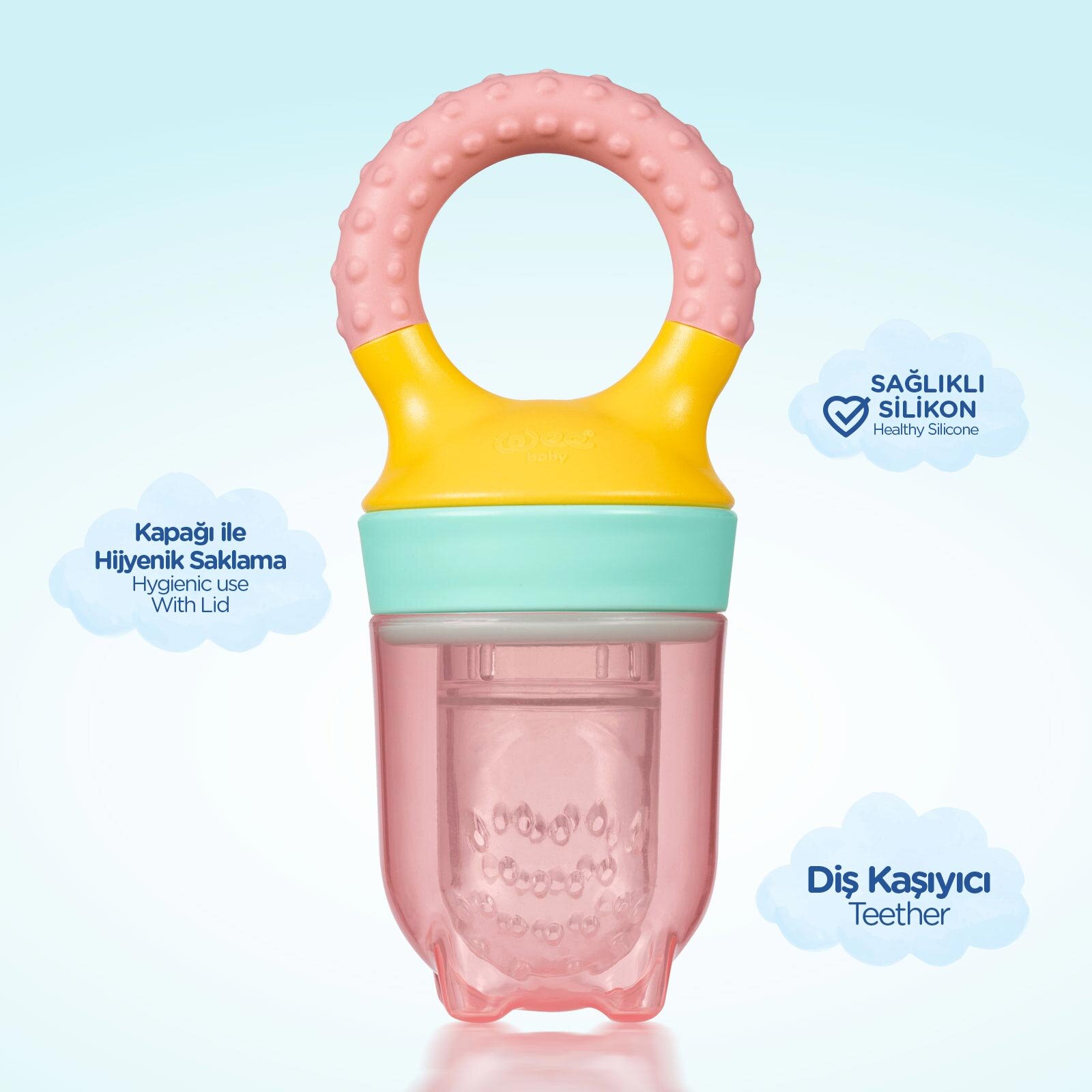 207 Wee Baby Meyve Süzgeci Pembe 207 Wee Baby Meyve Süzgeci Pembe