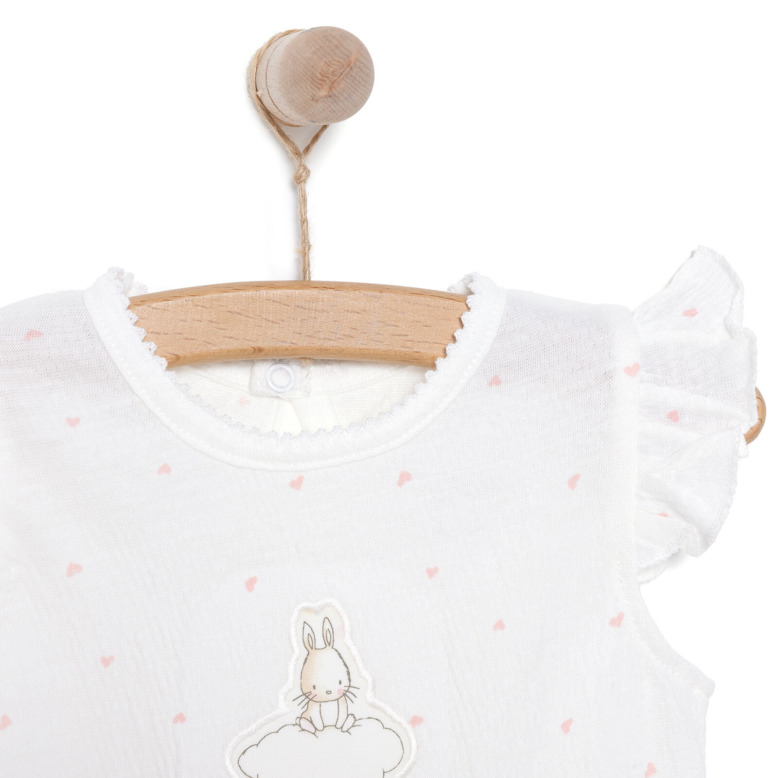 25Y Bebetto Yenidoğan Mini Heart Tshirt-Şort Kız Bebek