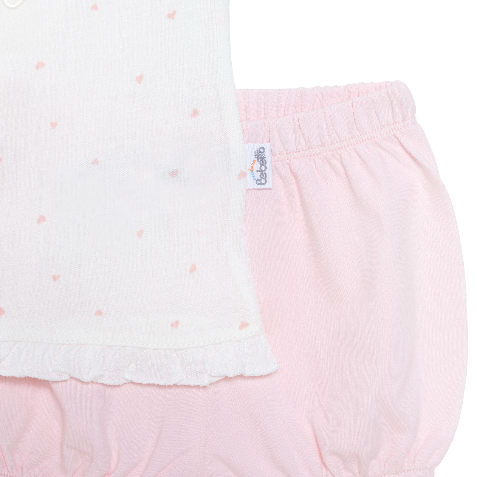 25Y Bebetto Yenidoğan Mini Heart Tshirt-Şort Kız Bebek