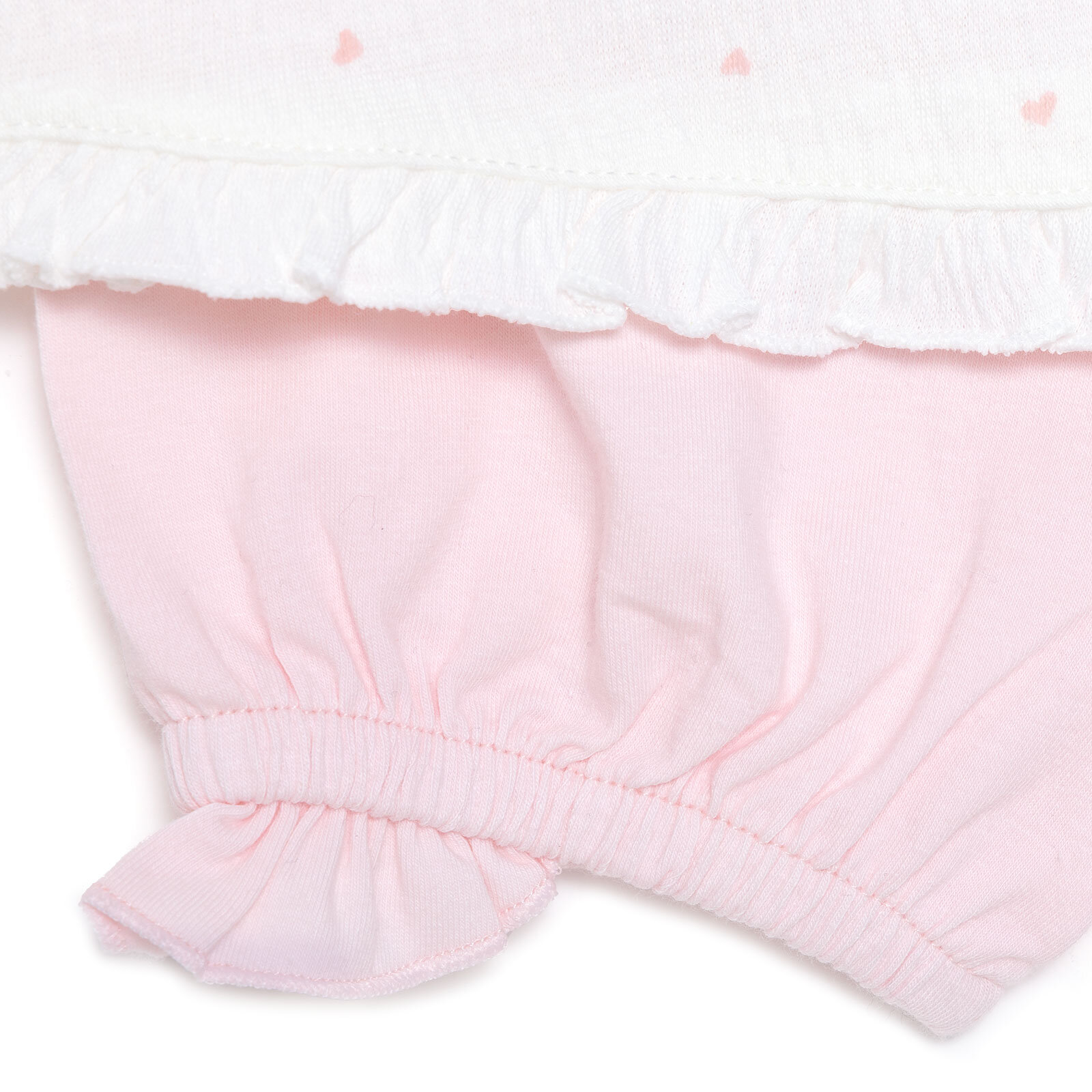 25Y Bebetto Yenidoğan Mini Heart Tshirt-Şort Kız Bebek