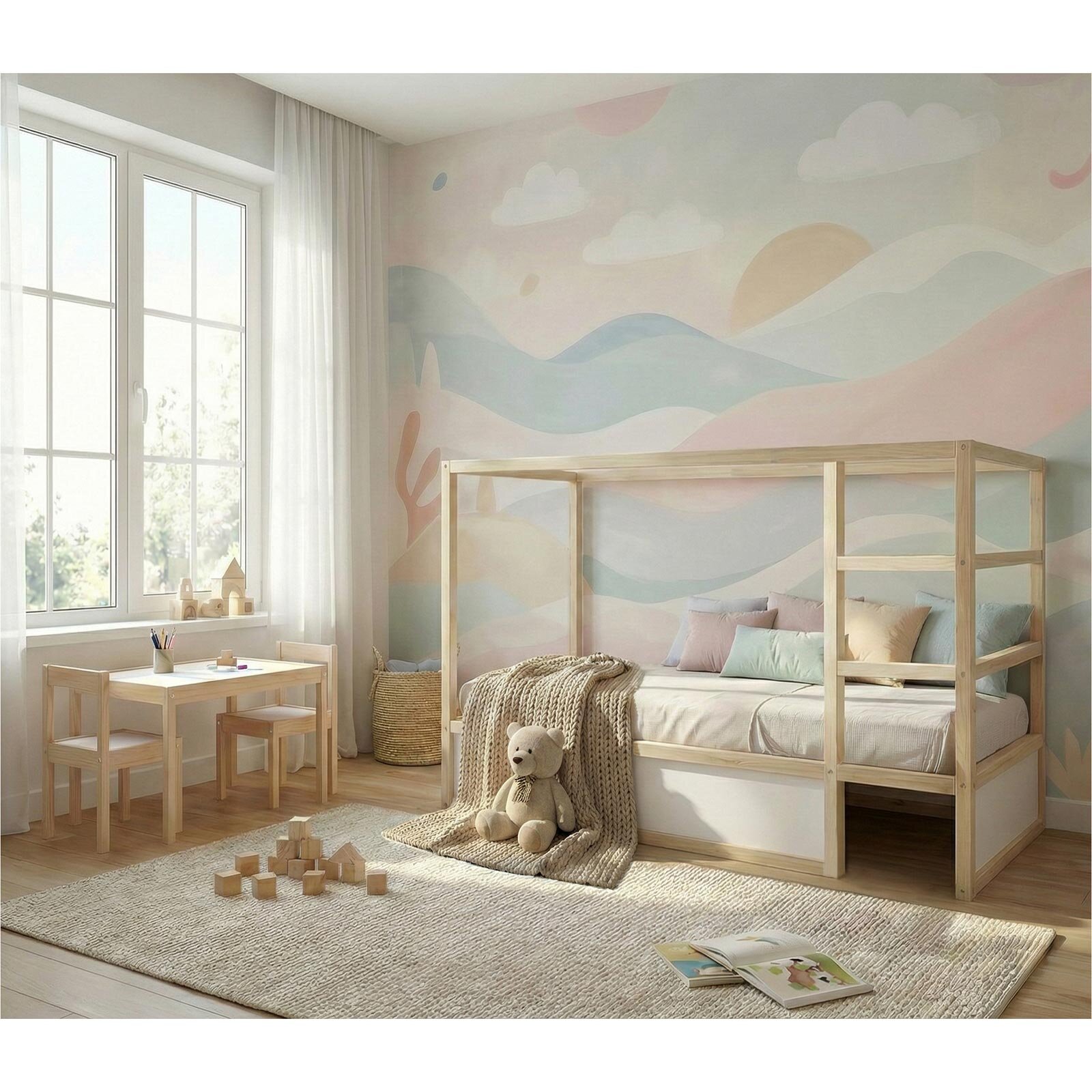 2in1 Montessori Karyola 90x190 cm