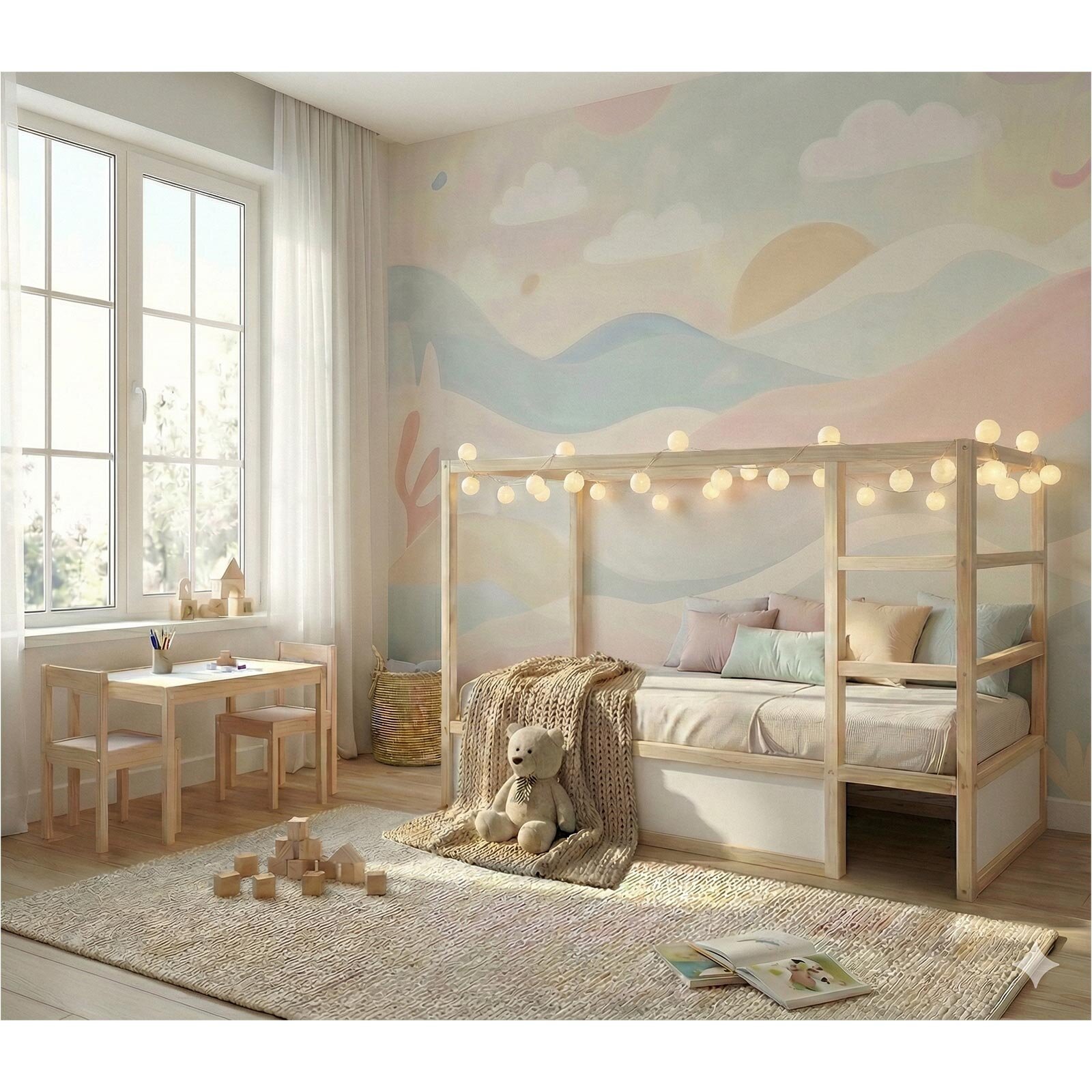 2in1 Montessori Karyola 90x190 cm