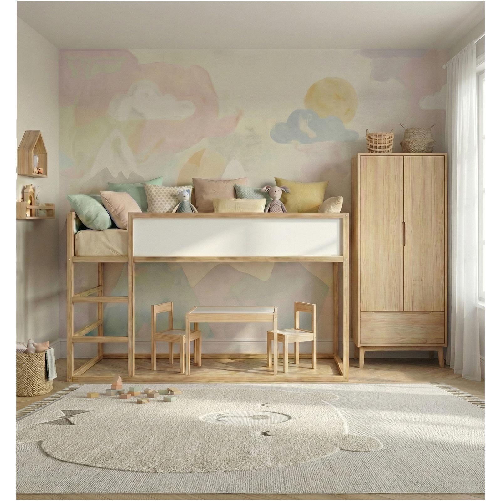 2in1 Montessori Karyola 90x190 cm