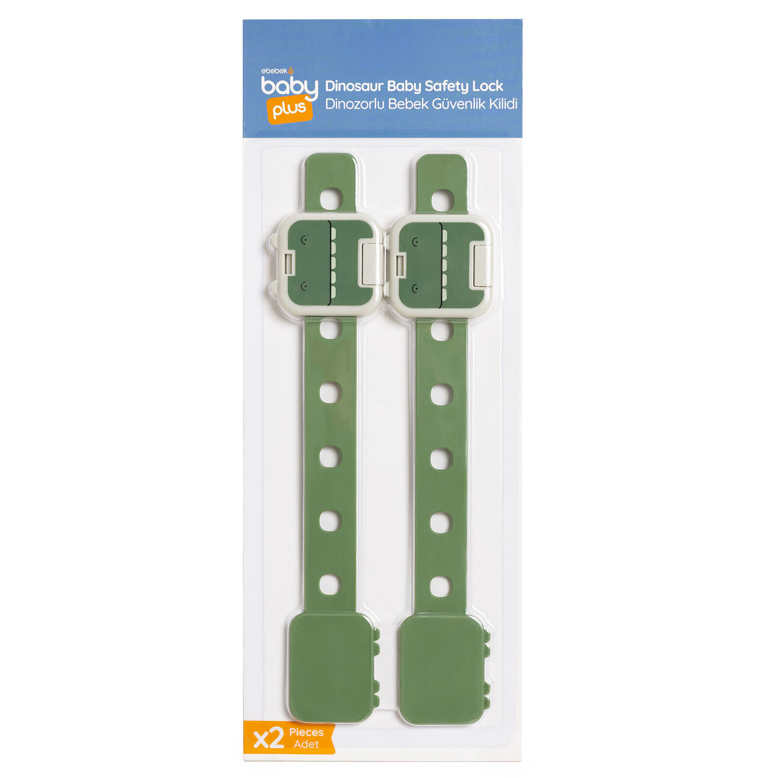 2'li Bebek Kilidi - Yeşil