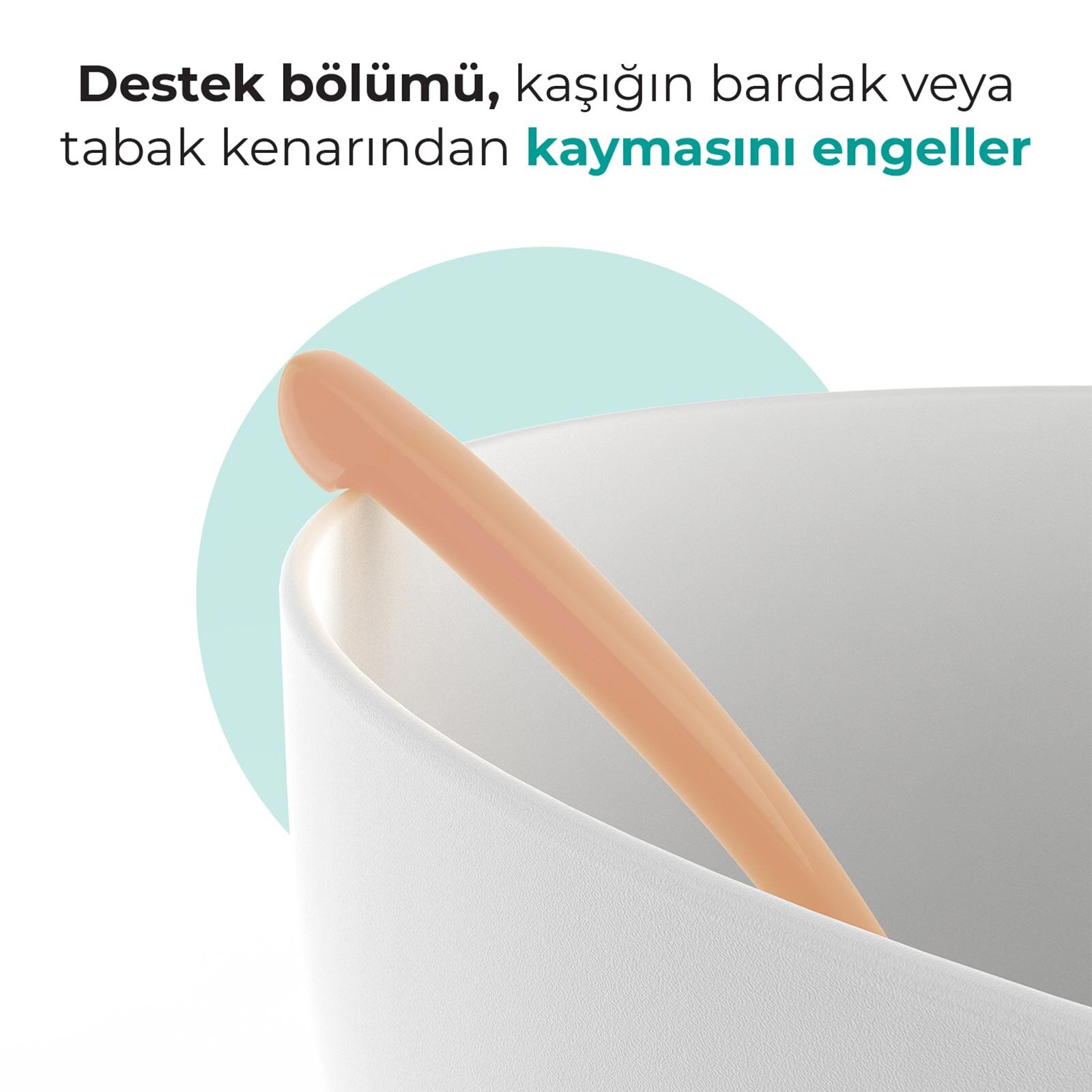 2'li Beslenme Kaşığı Powder Pınk / Blush & Sakalam Kutusu