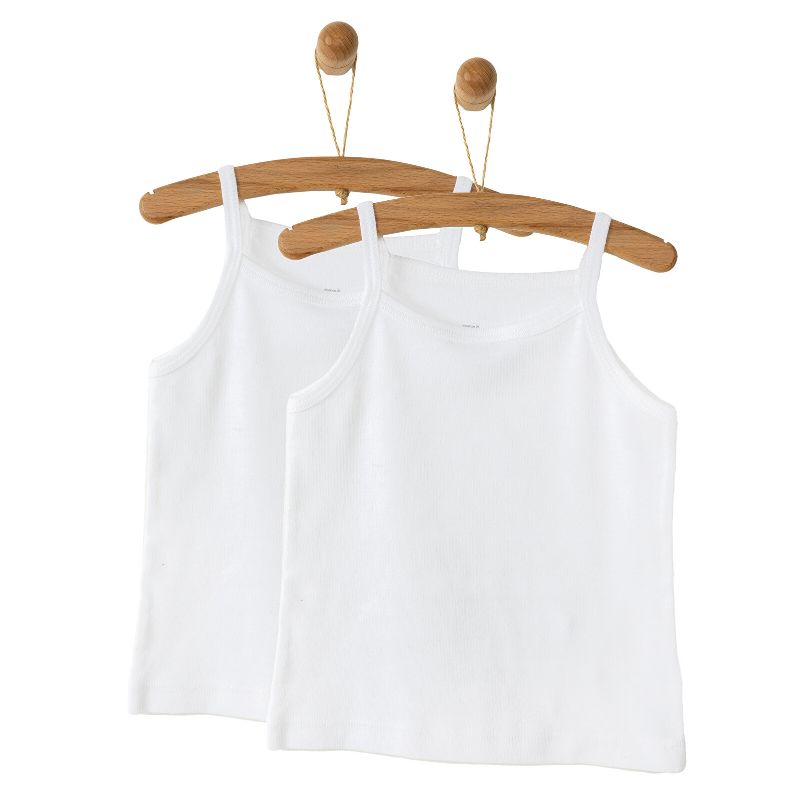 2'li Beyaz Atlet Kız Bebek 2'li Beyaz Atlet Kız Bebek