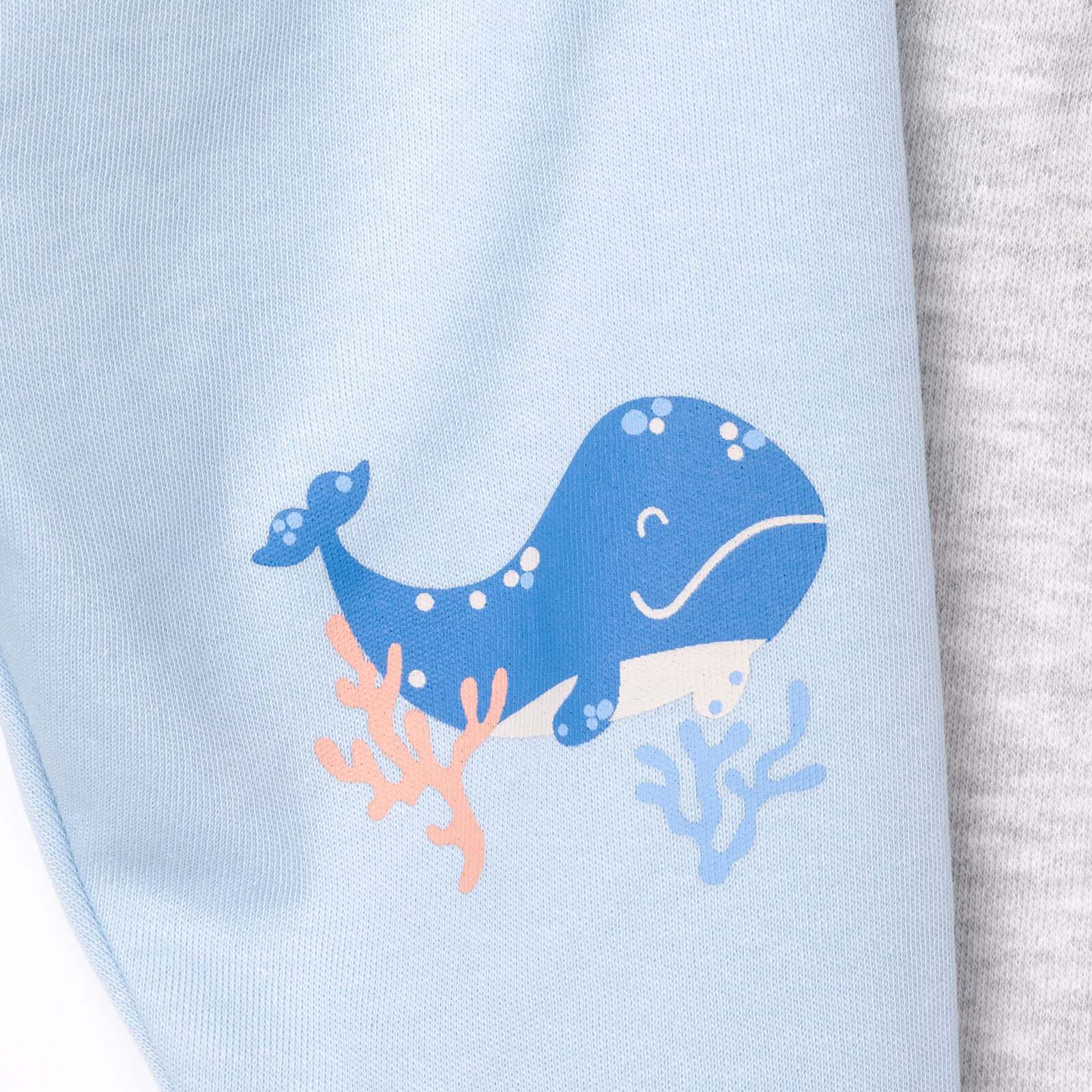 2li Çoraplı Pantolon Melanj Erkek Bebek