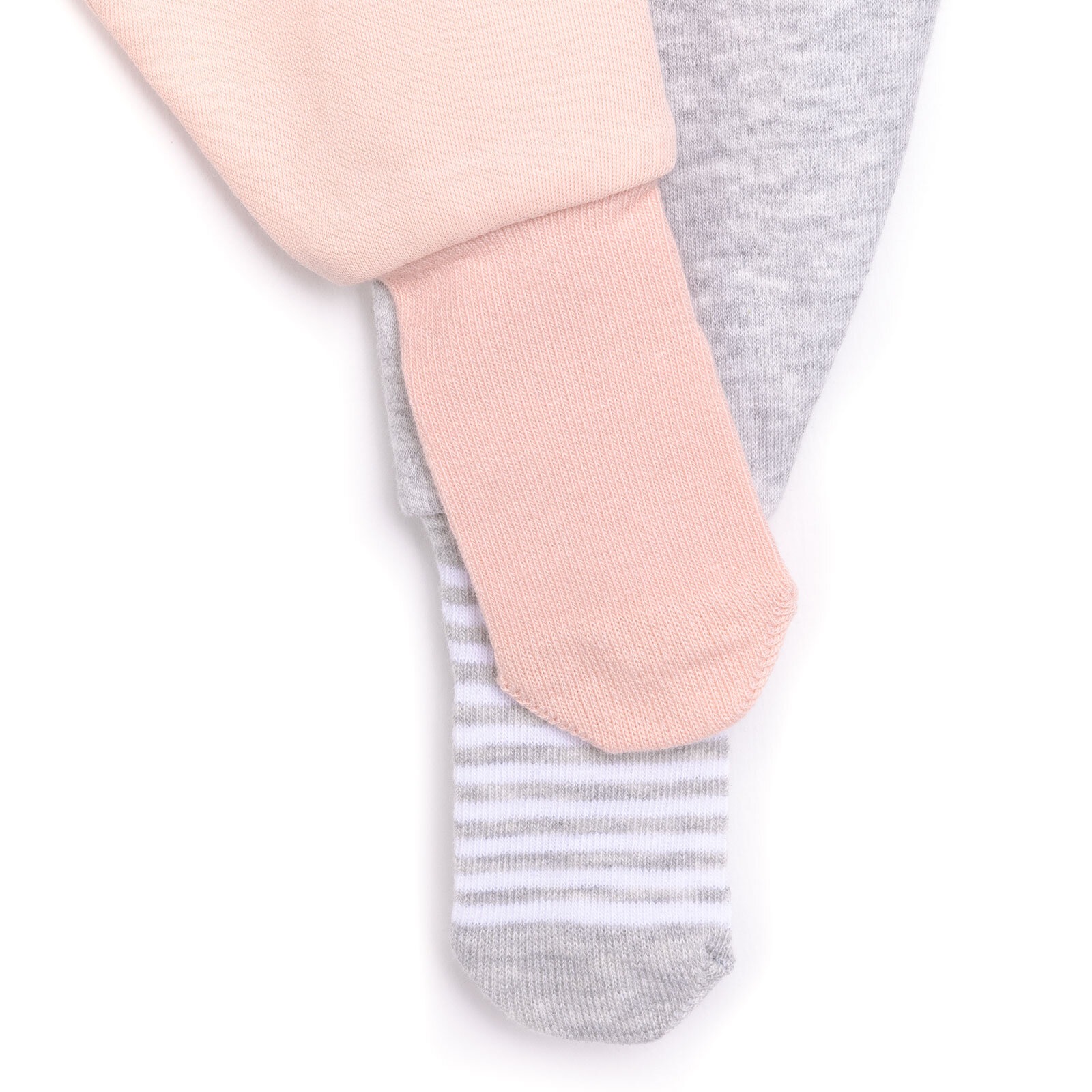 2li Çoraplı Pantolon Melanj Kız Bebek