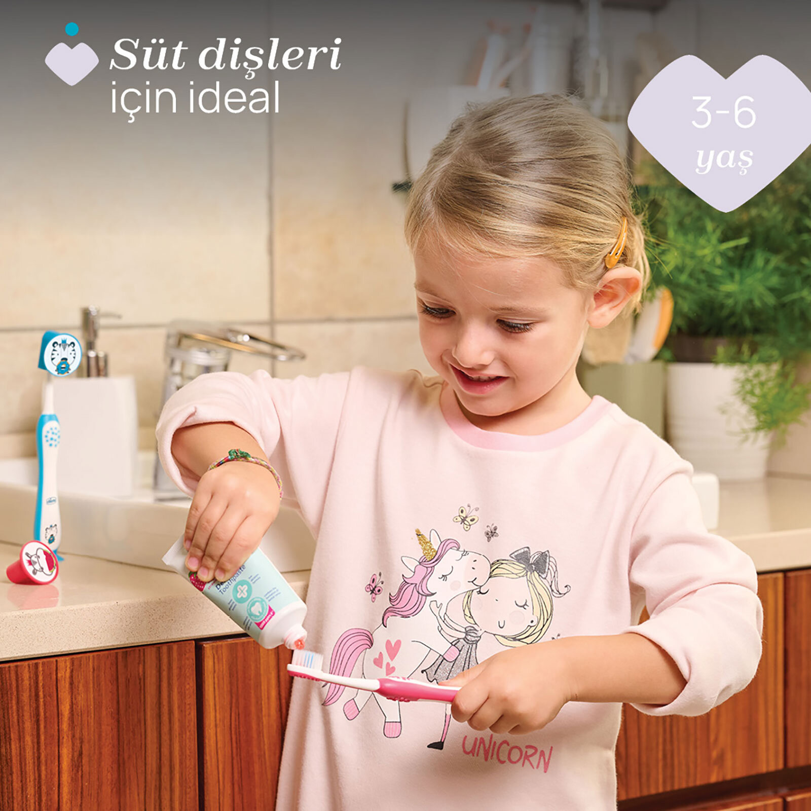 2'Lİ DİŞ FIRÇASI 3-6 YAŞ TIGER-PANDA