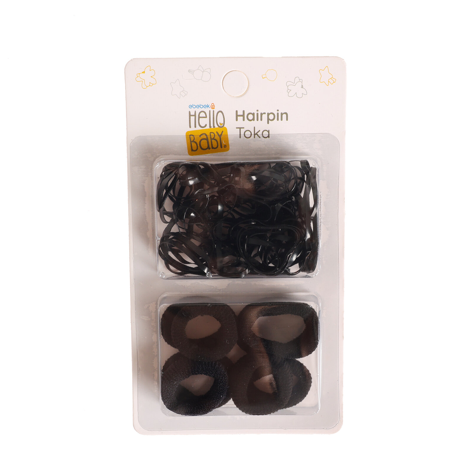 2li Paket Lastik Kız Toka Kız Bebek