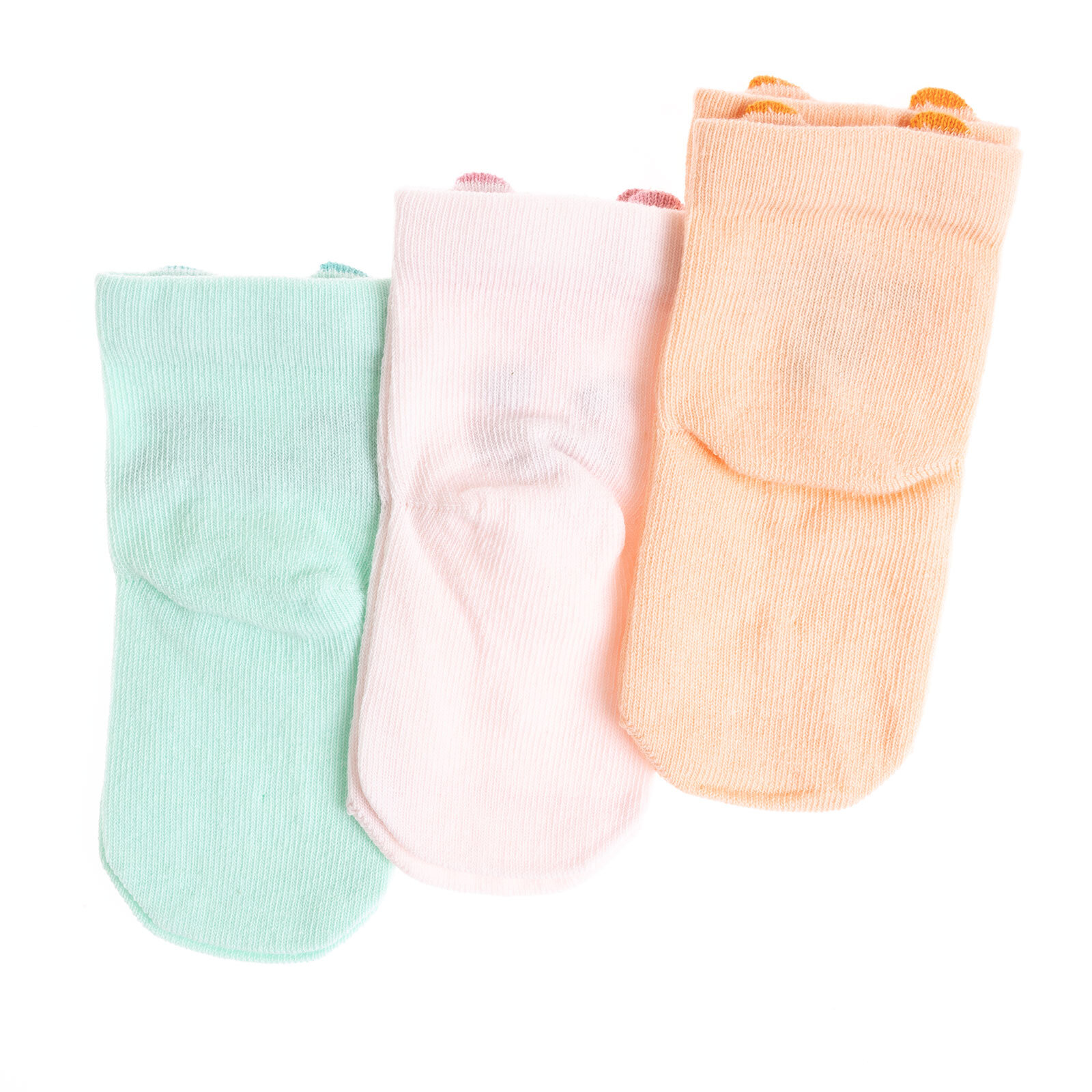 3D Desenli 3lü Soket Çorap Kız Bebek 3D Desenli 3lü Soket Çorap Kız Bebek