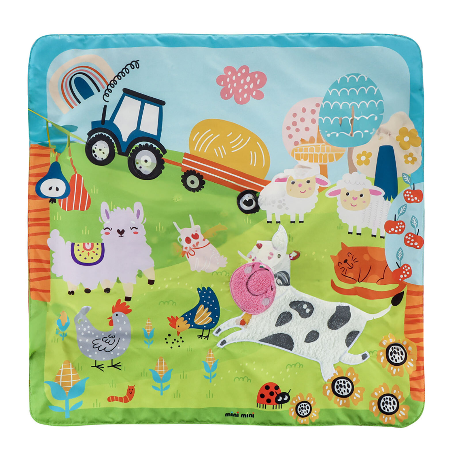 3D Mutlu Çiftlik Aktiviteli Oyun Halısı 3D Mutlu Çiftlik Aktiviteli Oyun Halısı