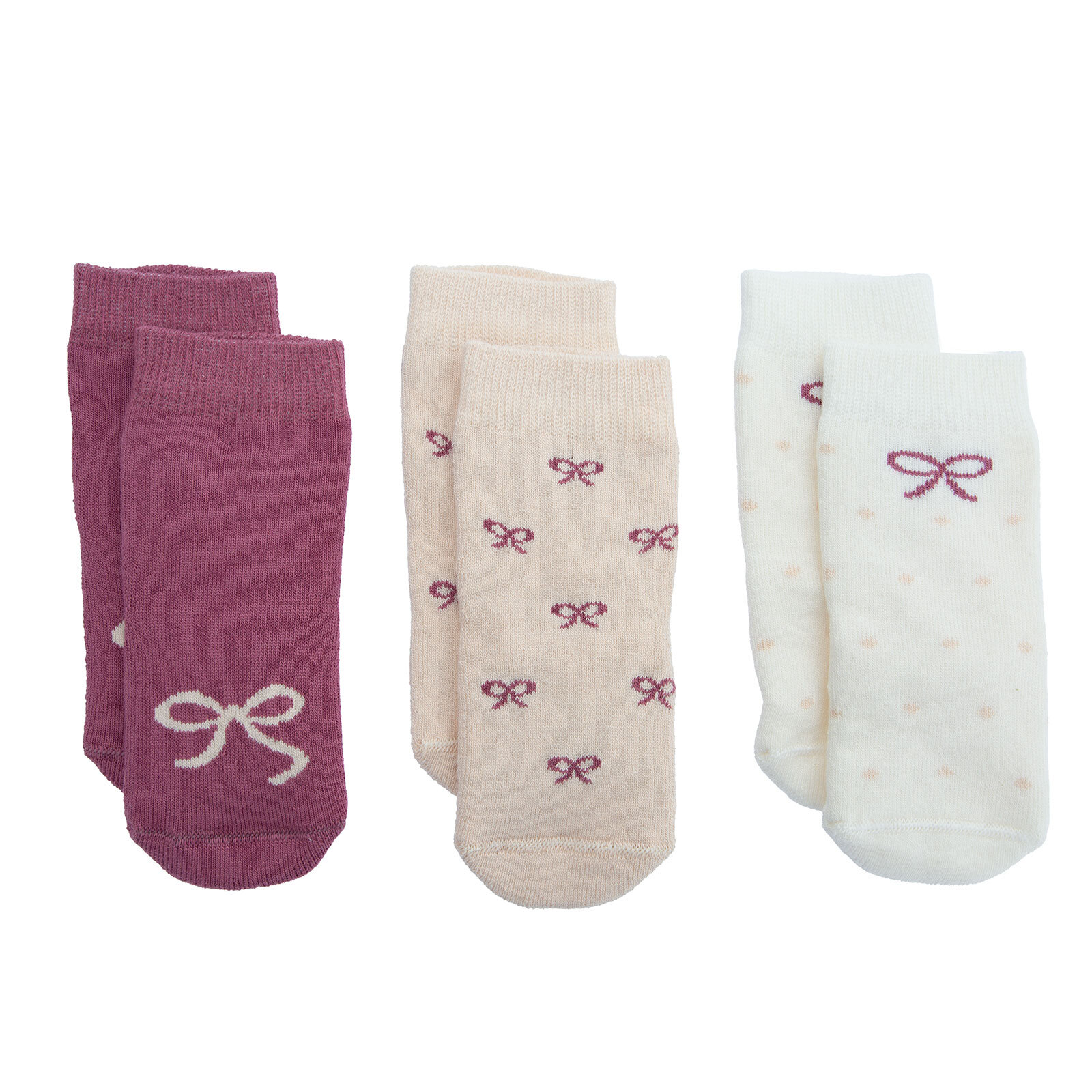 Kız Bebek 3lü Havlu Çorap