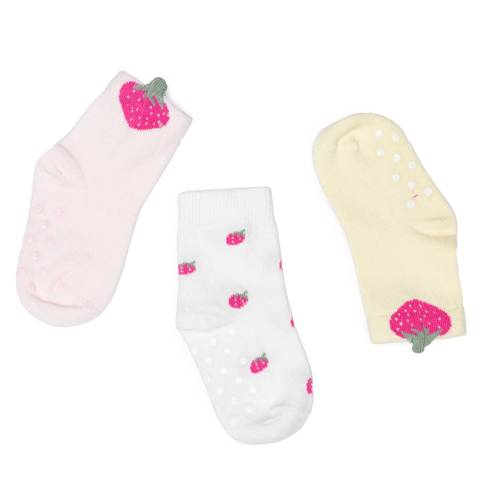 3lü Kaydırmaz Çorap