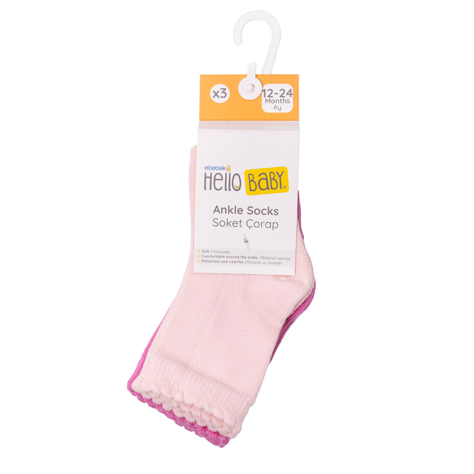 3lü Soket Çorap
