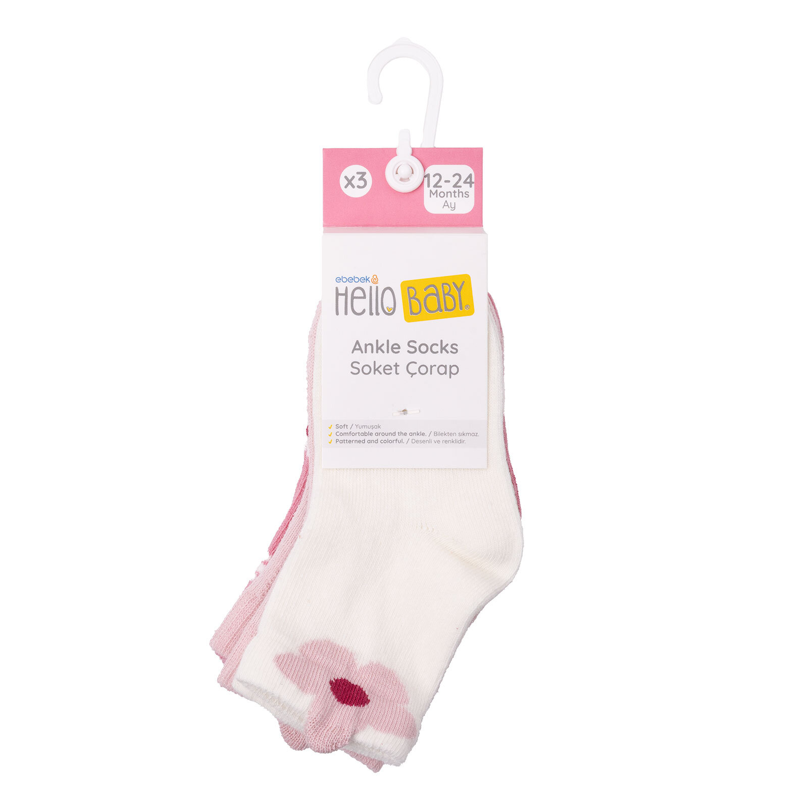 3lü Soket Çorap